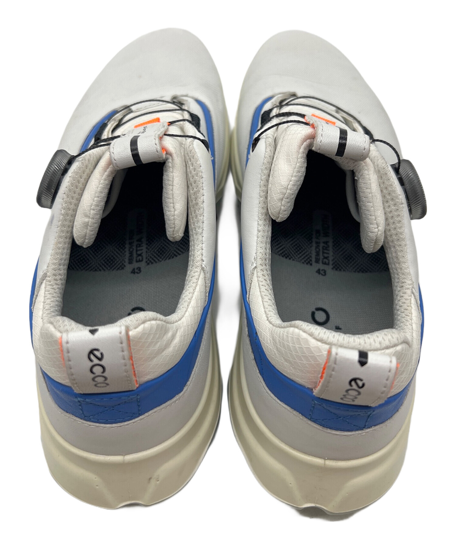 中古・古着通販】ECCO (エコー) レザー ゴルフシューズ ホワイト