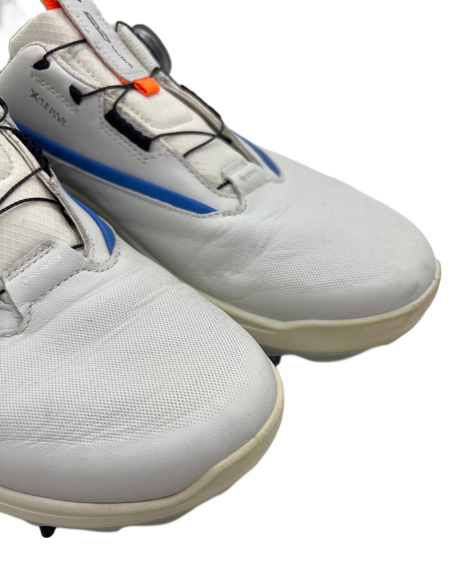 【新品未使用】 ECCO ゴルフシューズ ホワイト 中古・古着通販】ECCO (エコー) レザー ゴルフシューズ ホワイト