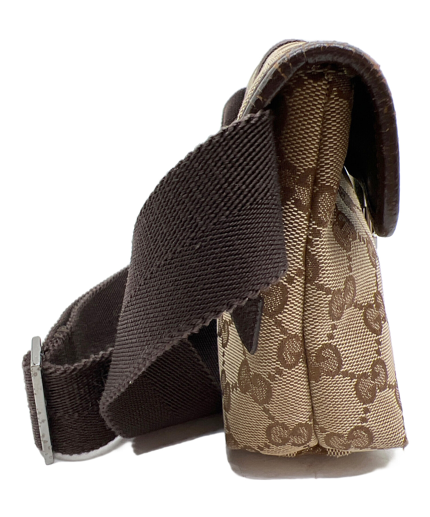 中古・古着通販】GUCCI (グッチ) ウエストバッグ ブラウン｜ブランド