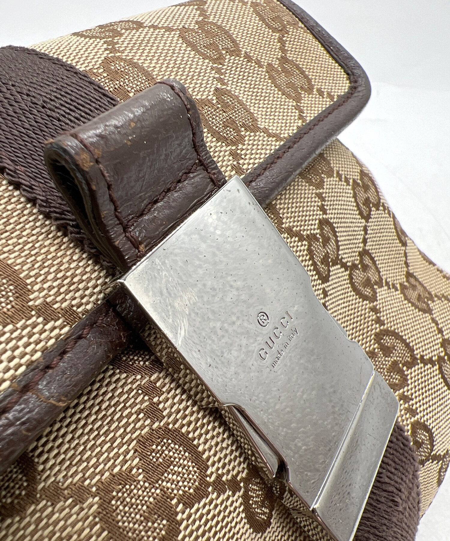中古・古着通販】GUCCI (グッチ) ウエストバッグ ブラウン｜ブランド