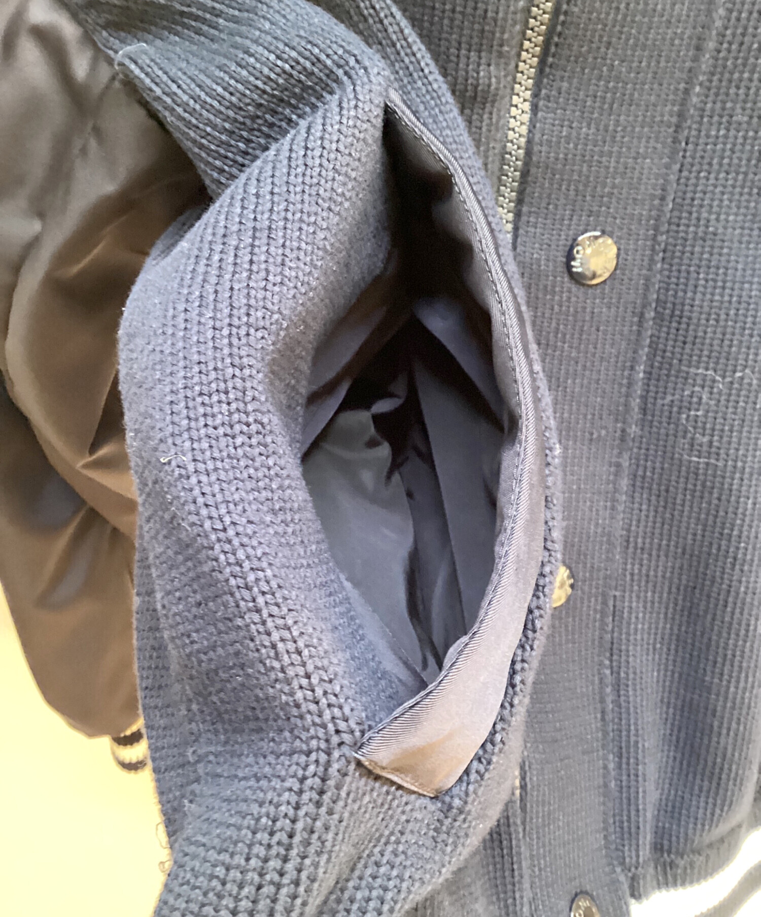中古・古着通販】MONCLER (モンクレール) ジャケット ネイビー サイズ 