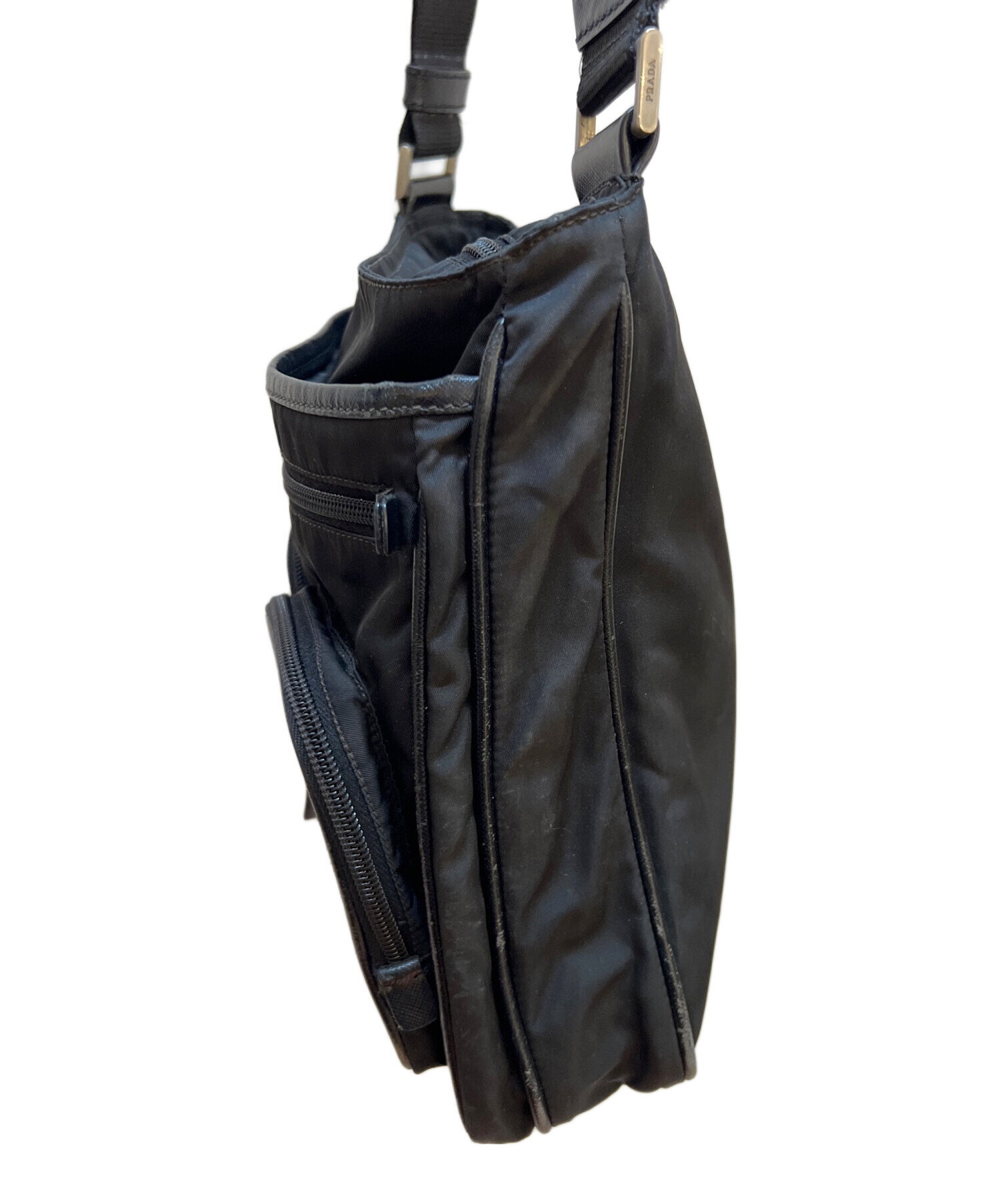 中古・古着通販】PRADA (プラダ) ショルダーバッグ ブラック｜ブランド