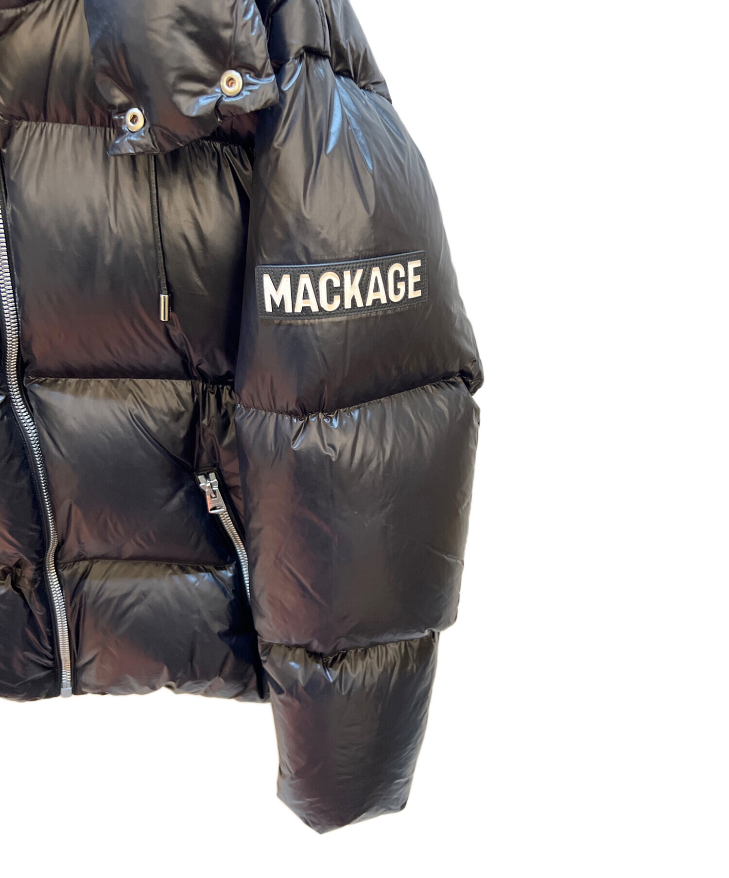 中古・古着通販】mackage (マッカージュ) ダウンジャケット ブラック 中古・古着通販】mackage (マッカージュ) ダウンジャケット ブラック
