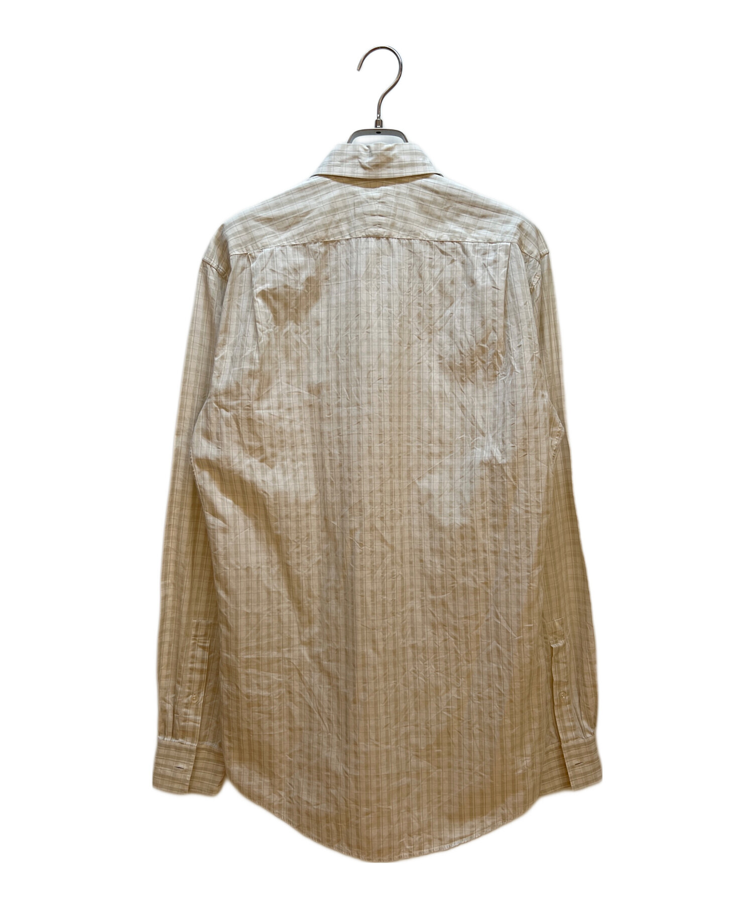 中古・古着通販】HERMES (エルメス) 長袖シャツ ベージュ サイズ:38 