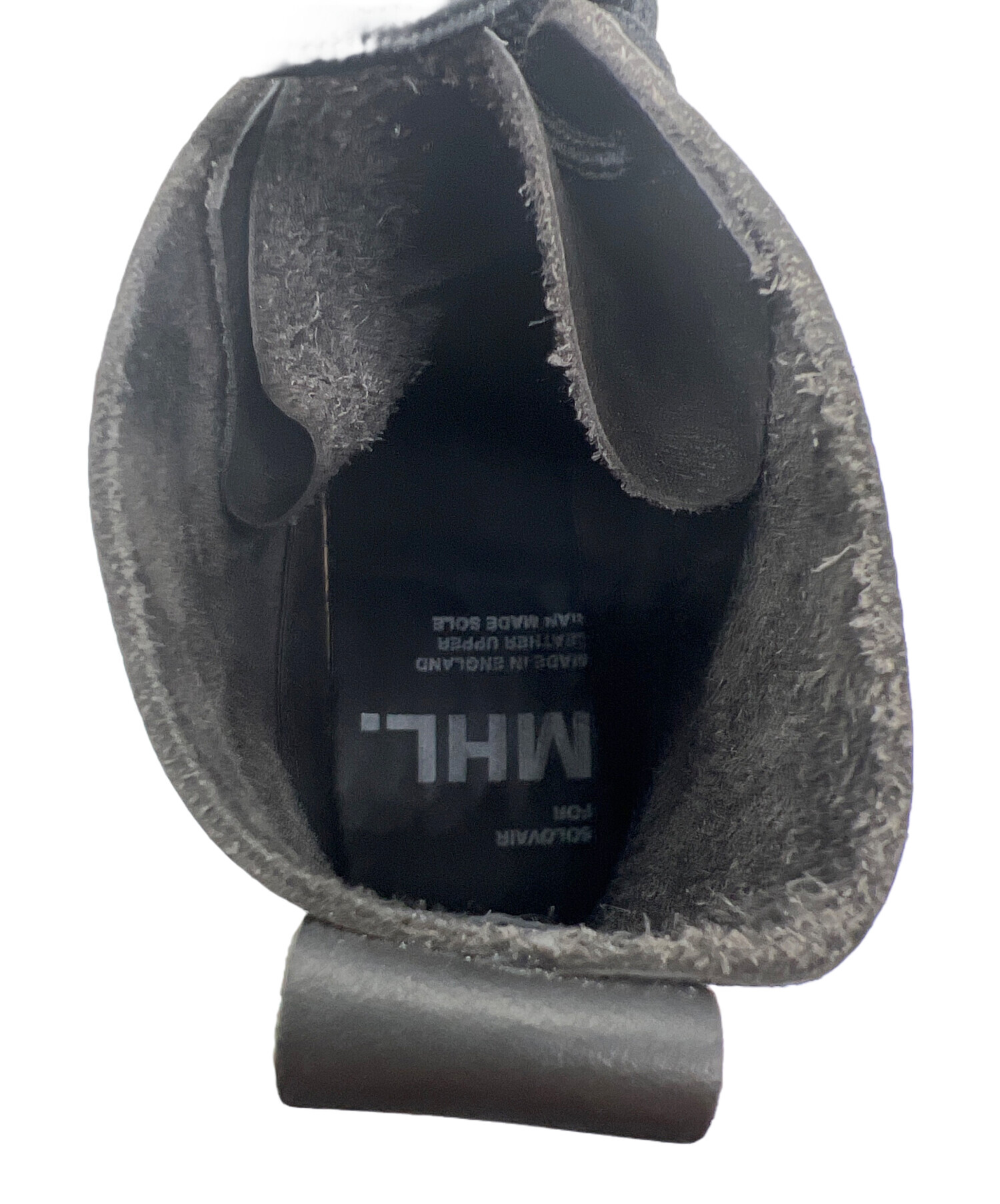 中古・古着通販】MHL (エムエイチエル) ブーツ/SOLOVAIR ブラック