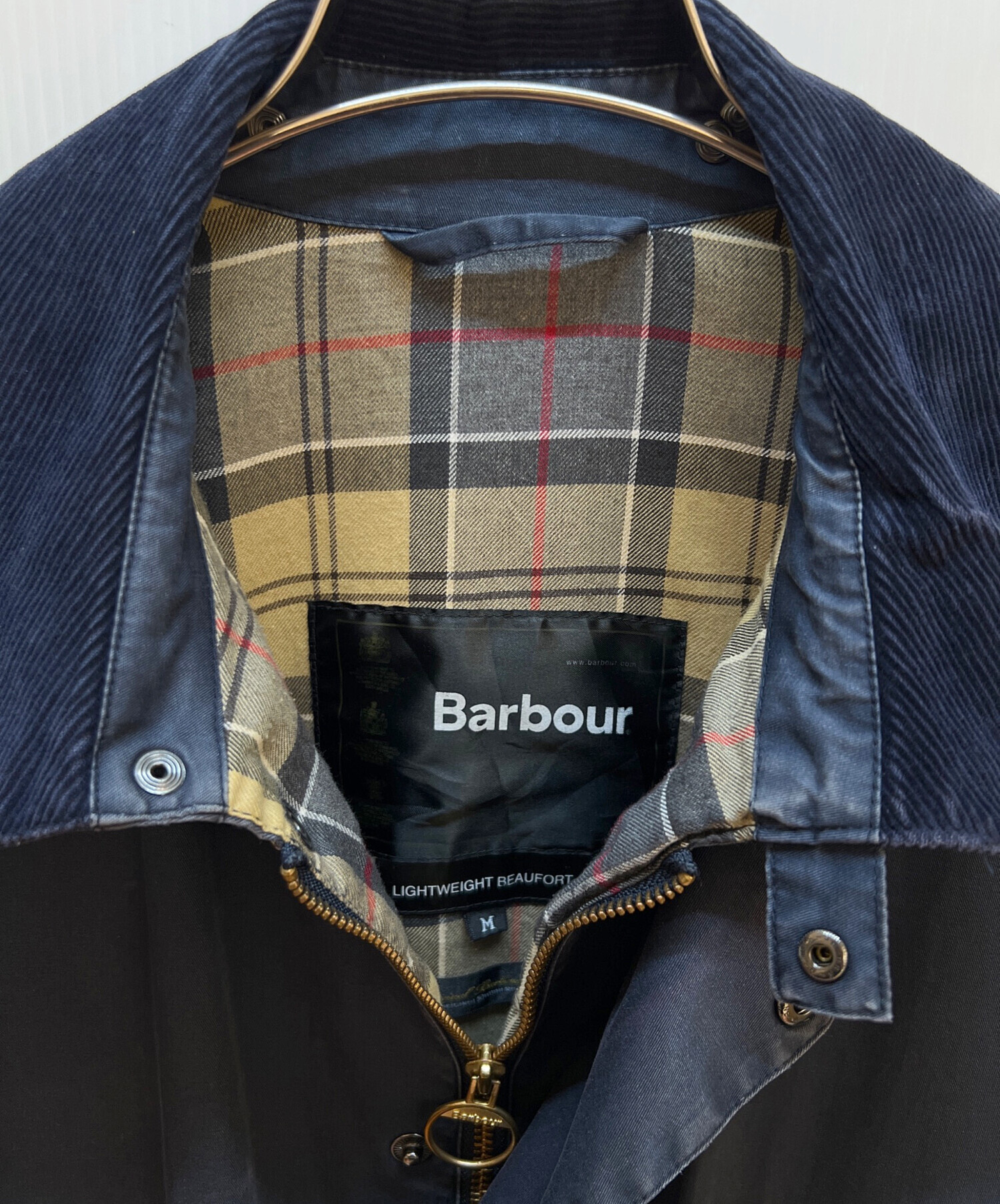 Barbour Lightweight Beaufort M ネイビー 【公式通販】