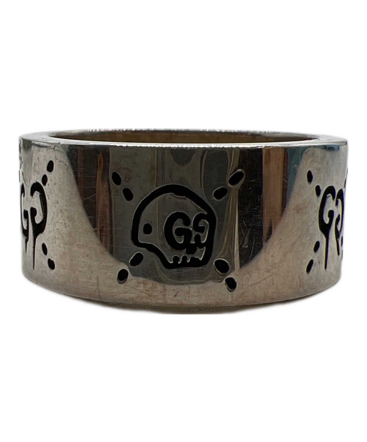 1970年代イタリア製◆グッチ銀無垢/SILVER925ボールペン重さ34.8g 中古・古着通販】GUCCI (グッチ) リング シルバー サイズ:17号