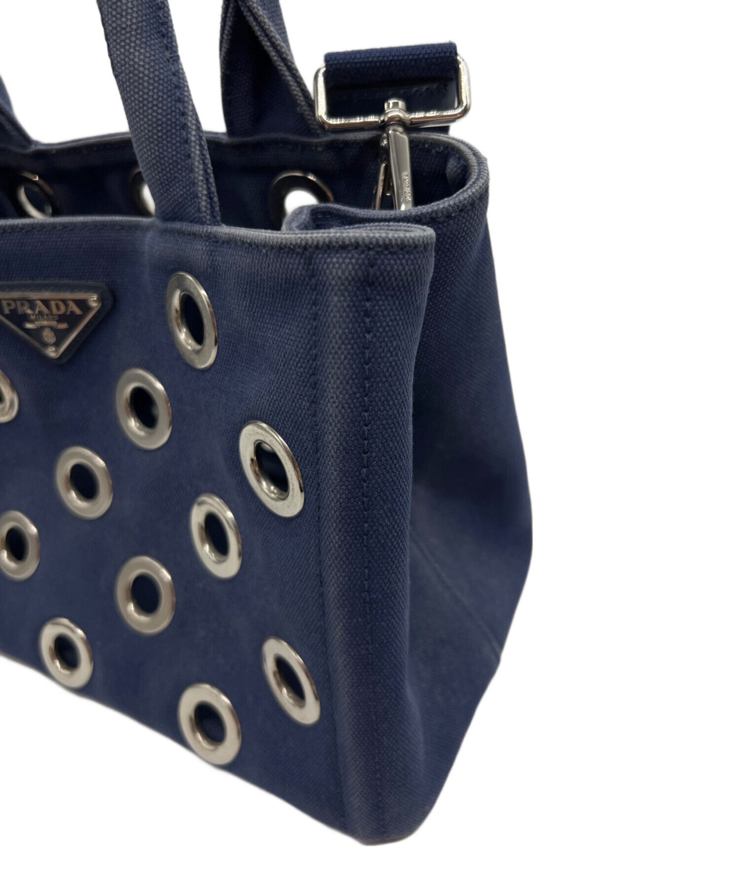 中古・古着通販】PRADA (プラダ) カナパミニ パンチング 2WAY