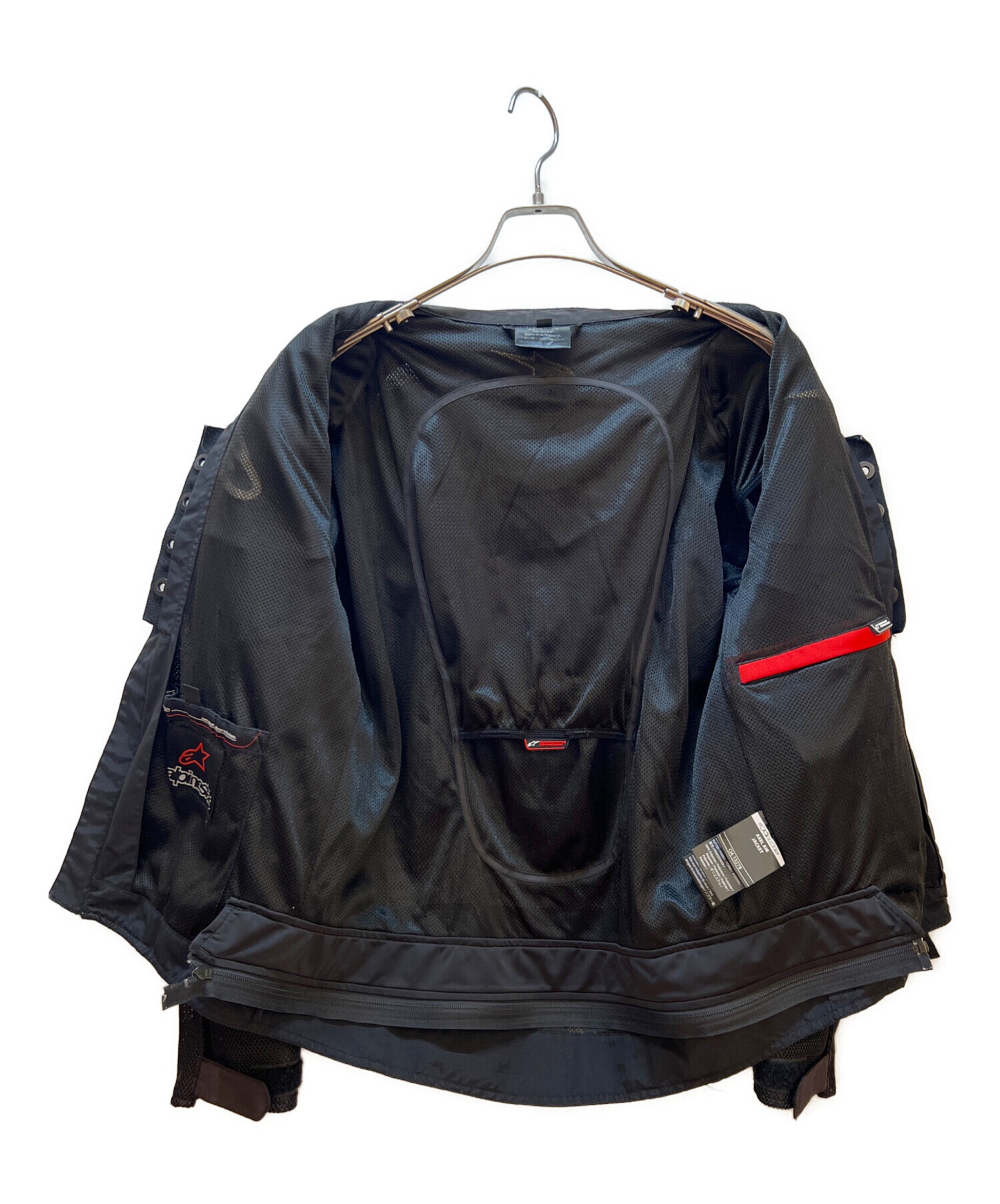 6763 アルパインスターズ　ライダースジャケット　ブラック　プロテクター入り 中古・古着通販】Alpinestars (アルパインスターズ) プロテクター