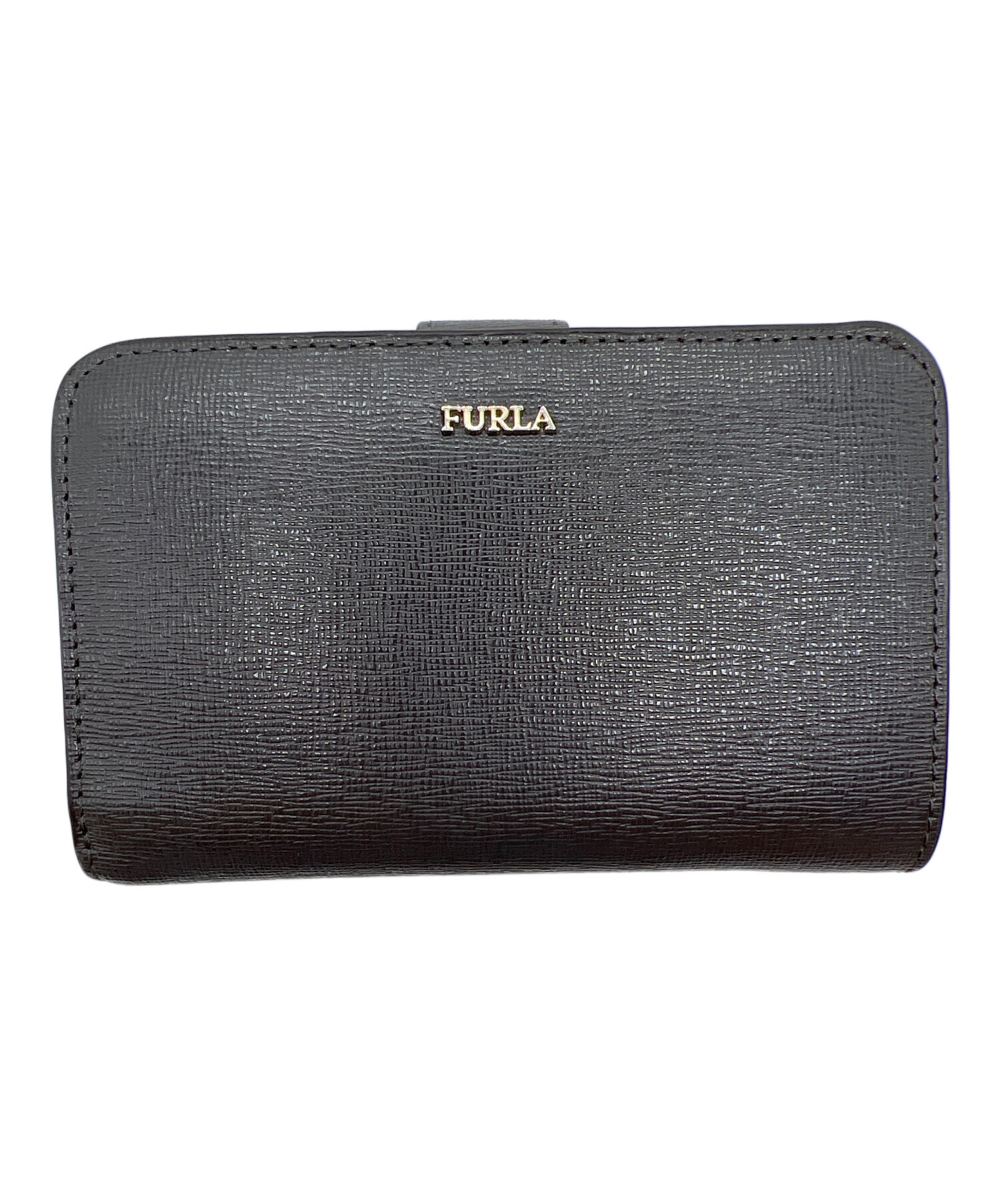 【新品未使用】FURLA折り財布 中古・古着通販】FURLA (フルラ) 2つ折り財布 グレー｜ブランド・古着