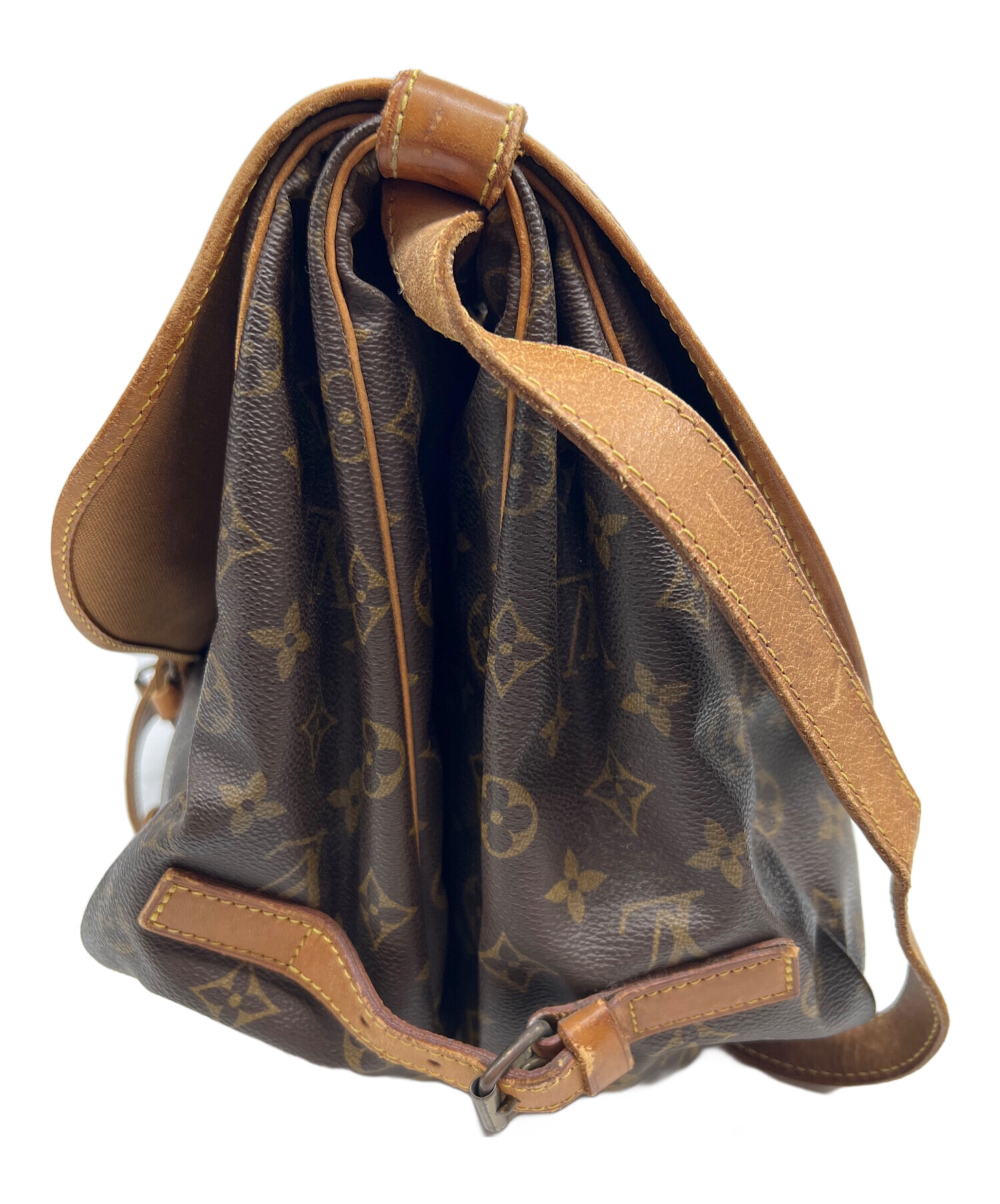 Louis Vuitton ショルダーバッグ ブラウン 中古・古着通販】LOUIS VUITTON (ルイ ヴィトン) ショルダーバッグ
