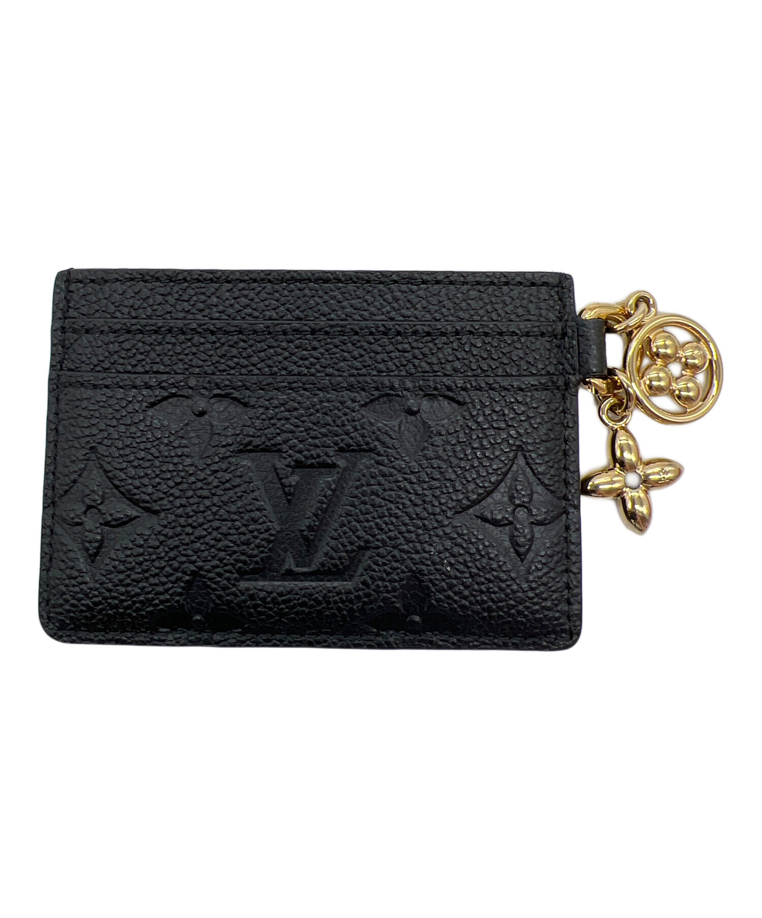 LOUIS VUITTON ルイヴィトン チャーム  黒 【古着】【中古】【送料無料】 中古・古着通販】LOUIS VUITTON (ルイ ヴィトン) カードケース/カード