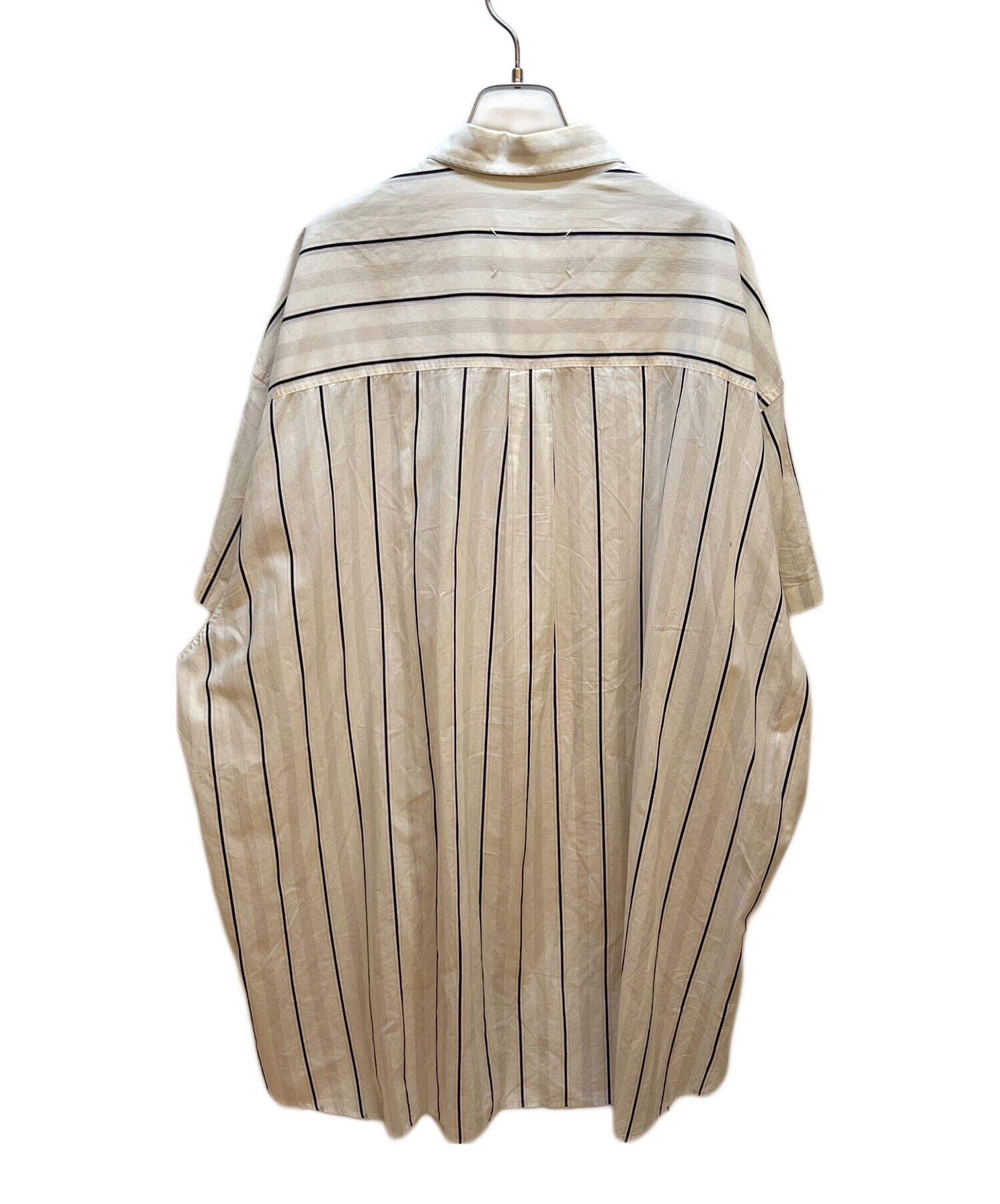 @*1様 Maison Margiela　バックレース異素材シャツブラウス 中古・古着通販】Maison Margiela (メゾンマルジェラ) 長袖シャツ