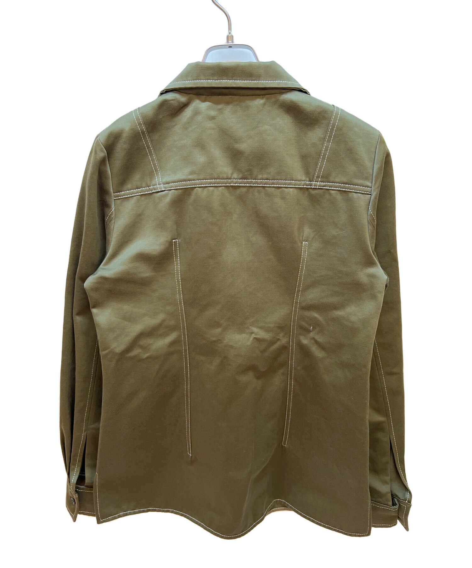 MARNI マルニ ブラウス M カーキ 【古着】【中古】【送料無料】 MARNI - MARNI マルニ ブラウス M カーキ 【古着】【中古】【送料無料