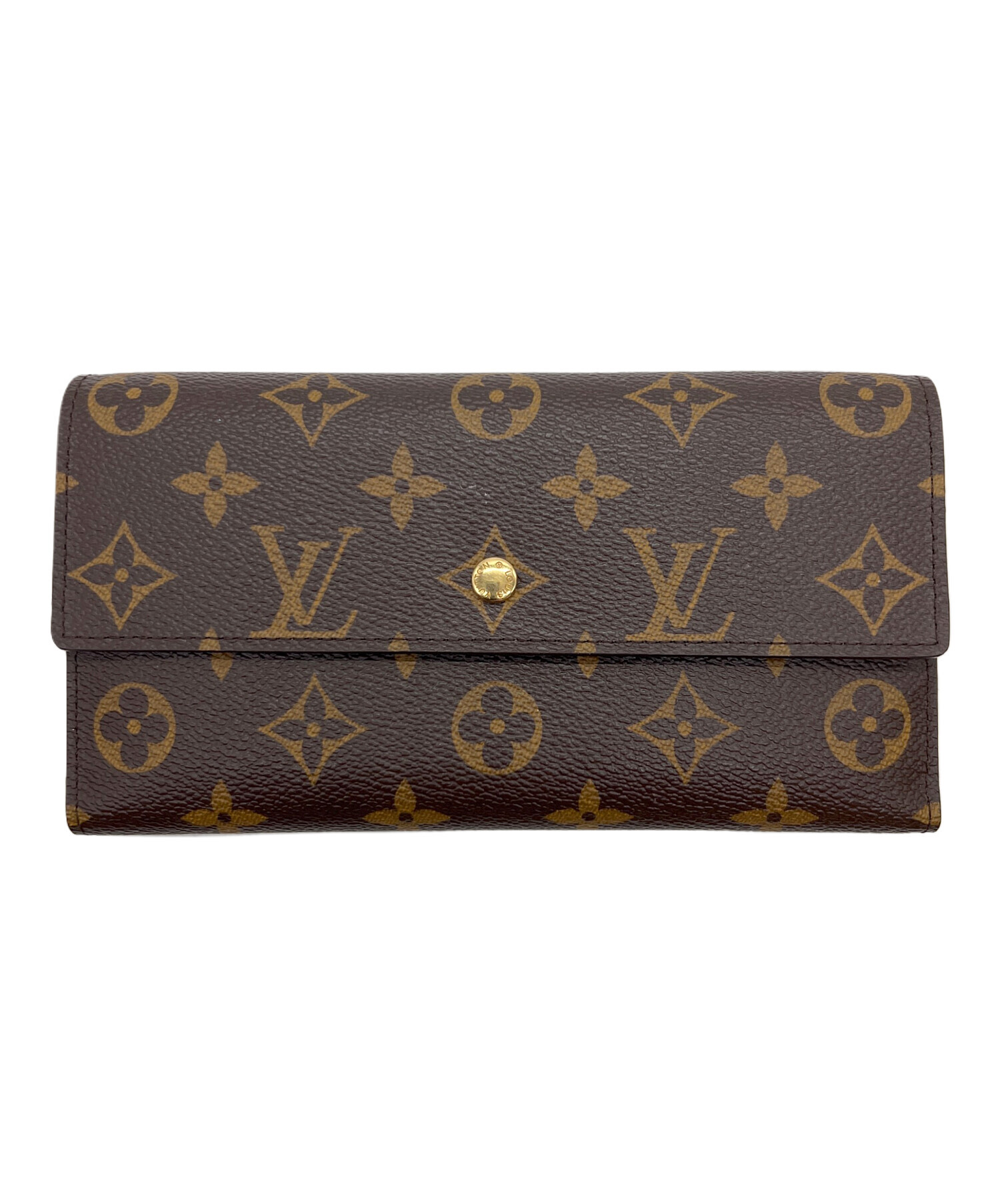 中古・古着通販】LOUIS VUITTON (ルイ ヴィトン) 長財布 ブラウン
