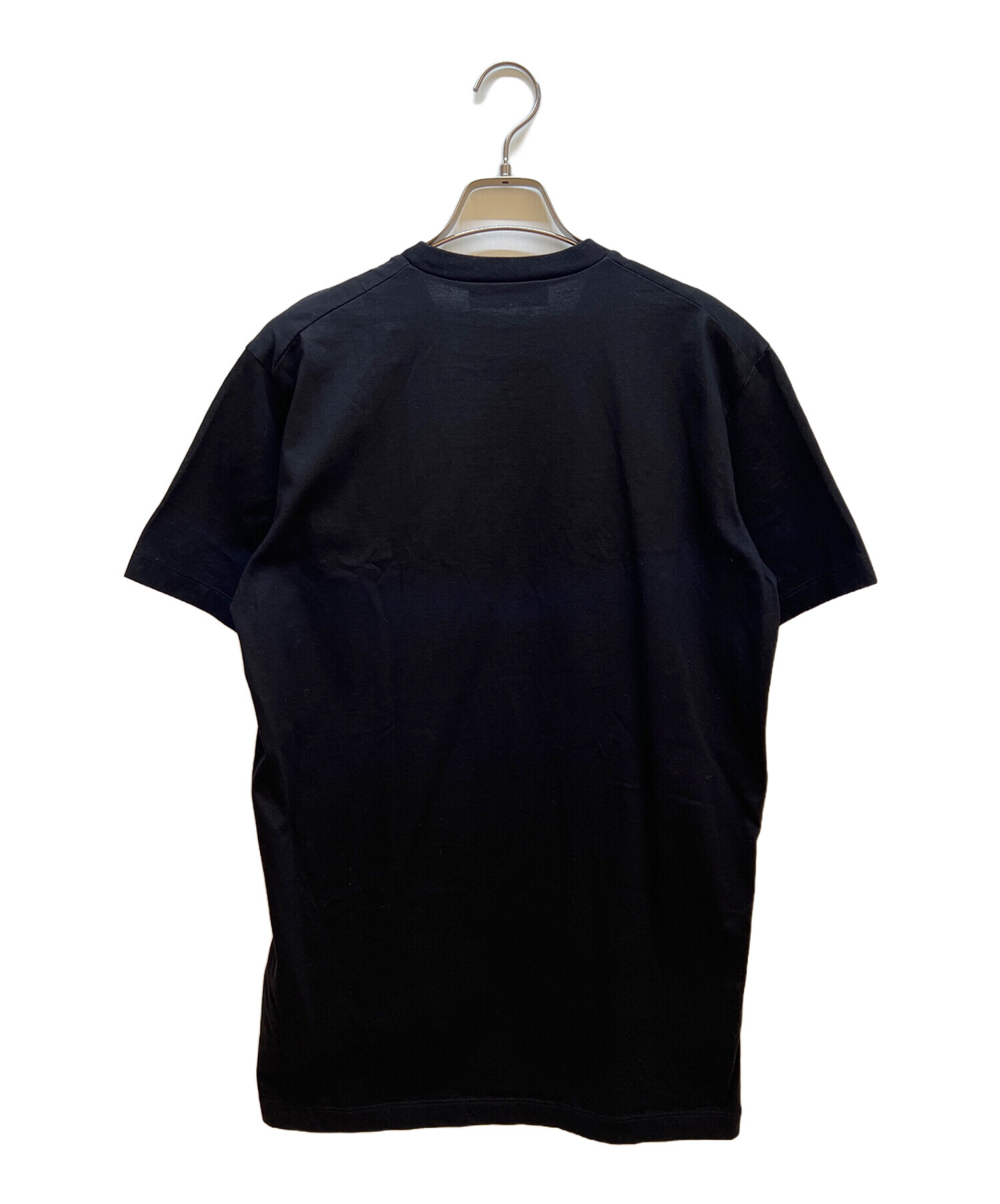 美品 20SS DSQUARED2 ディースクエアード ICONプリント クルーネック ショートスリーブ 半袖 Tシャツ カットソー XXS ブラック レディース 古着 中古 USED DSQUARED2（ディースクエアード） 美品 20SS DSQUARED2 ICONプリント