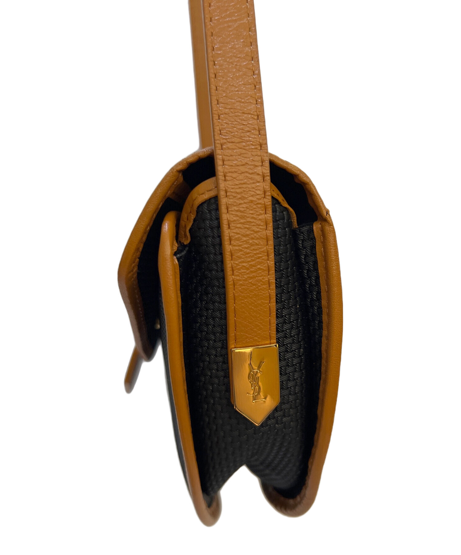 AINT AURENT オブリーク レザー ショルダーバッグ 中古品~~~ 中古・古着通販】Yves Saint Laurent (イヴサンローラン) ショルダー