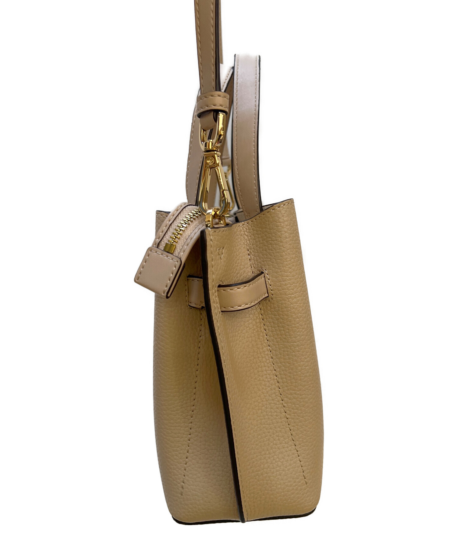 MICHAEL KORS ショルダーバッグ ハンドバッグ 美品 ベージュ 中古・古着通販】MICHAEL KORS (マイケルコース) 2WAYショルダーバッグ