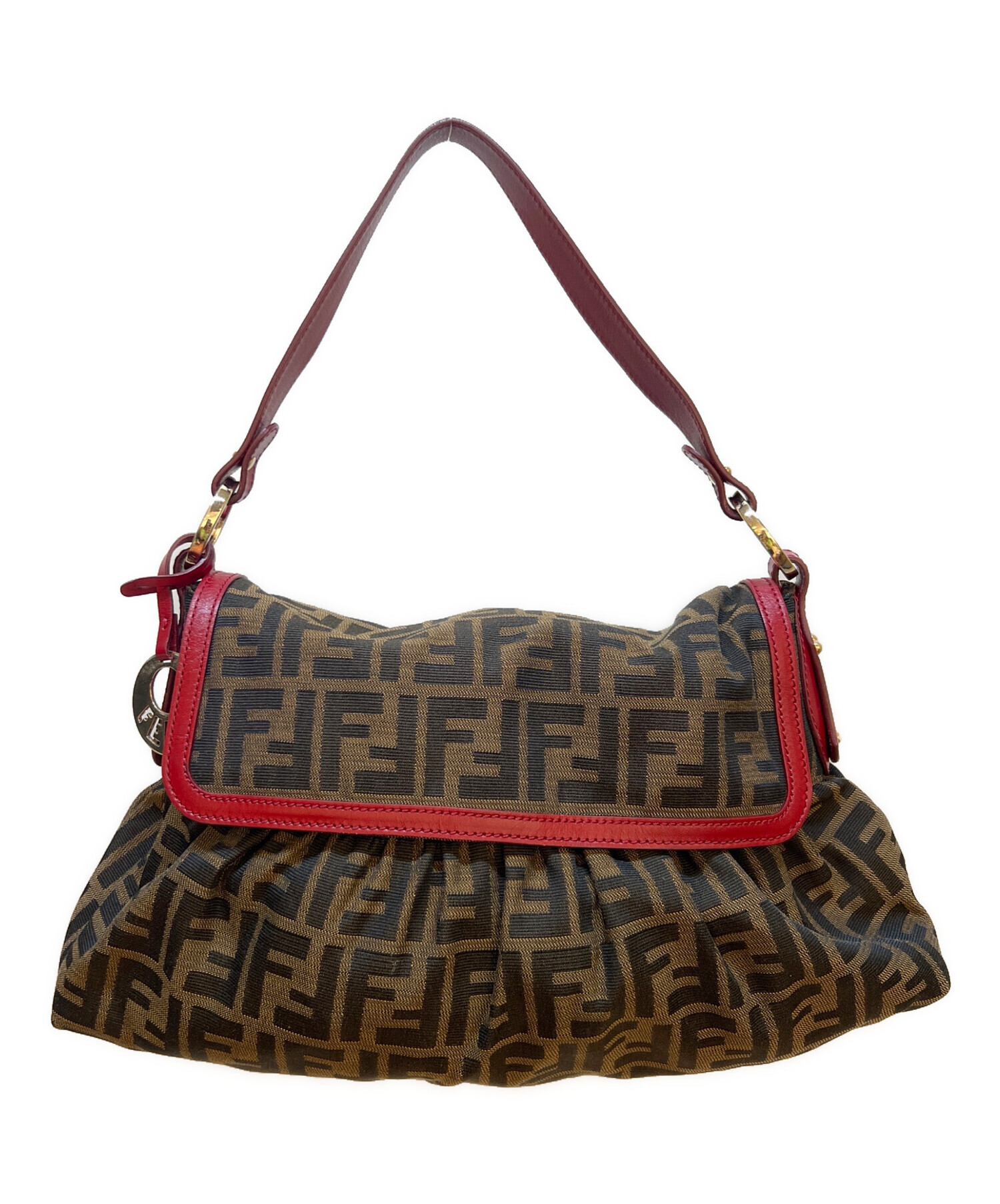 中古・古着通販】FENDI (フェンディ) ハンドバッグ/ズッカ ブラウン