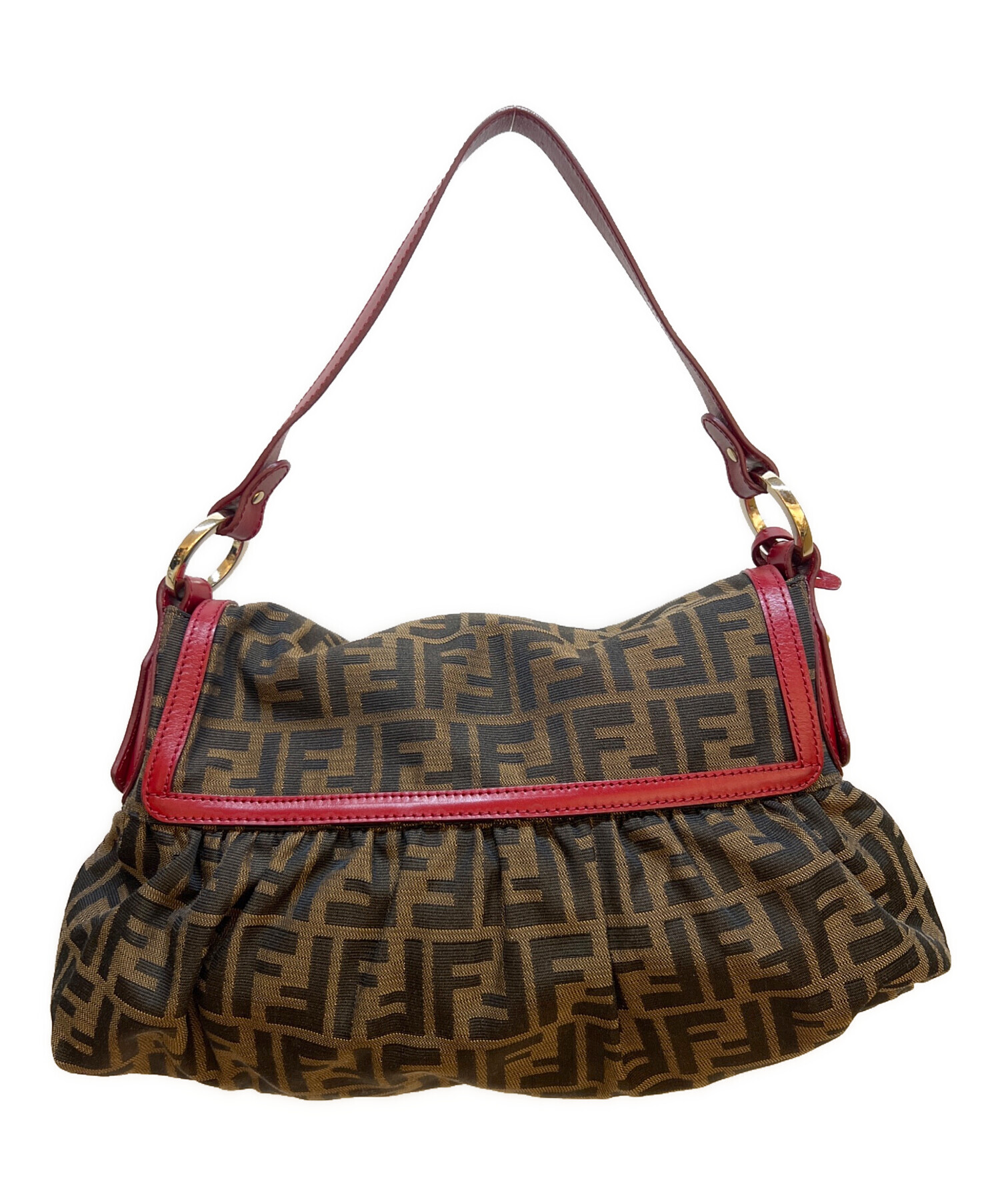 中古・古着通販】FENDI (フェンディ) ハンドバッグ/ズッカ ブラウン