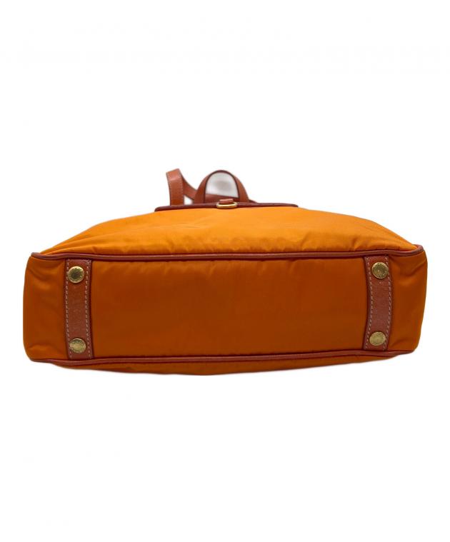 プラダ　希少オレンジトートバック 中古・古着通販】PRADA (プラダ) トートバッグ オレンジ｜ブランド