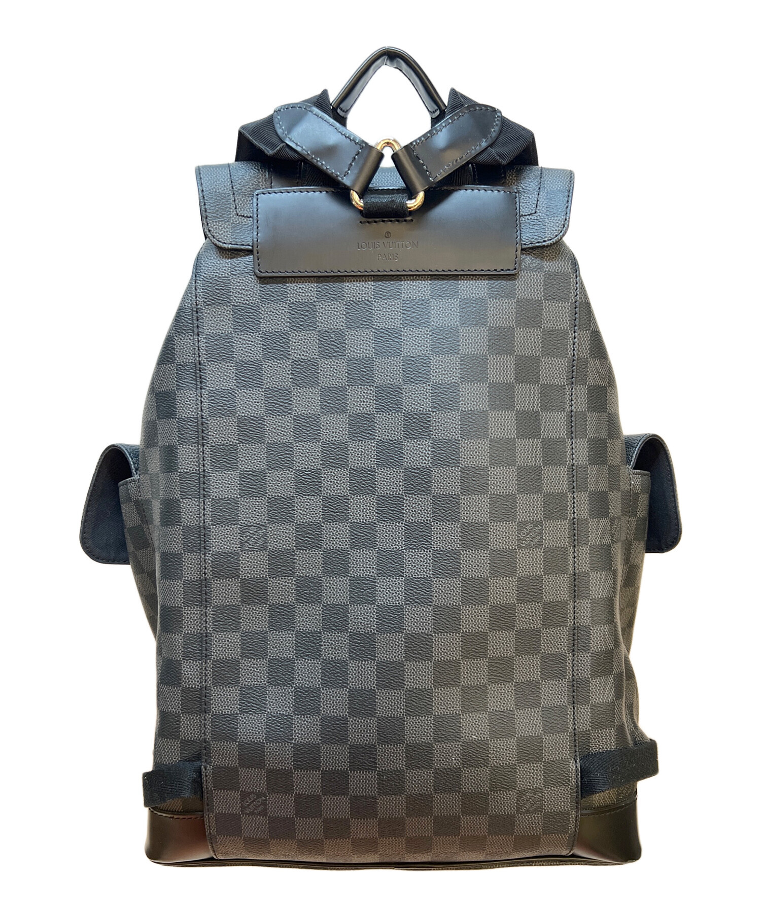 ジャンク品　正規品　ヴィトンリュック 中古・古着通販】LOUIS VUITTON (ルイ ヴィトン) リュック グレー