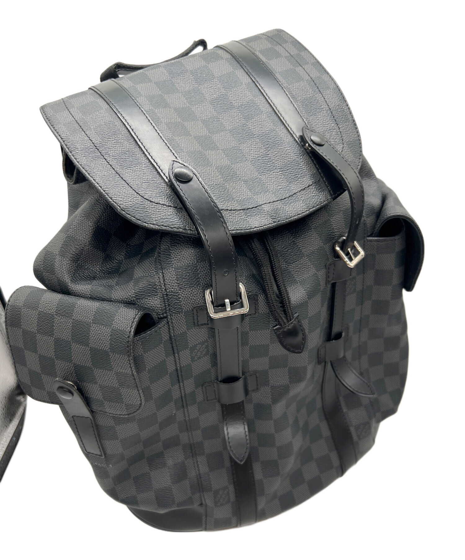 中古・古着通販】LOUIS VUITTON (ルイ ヴィトン) リュック グレー