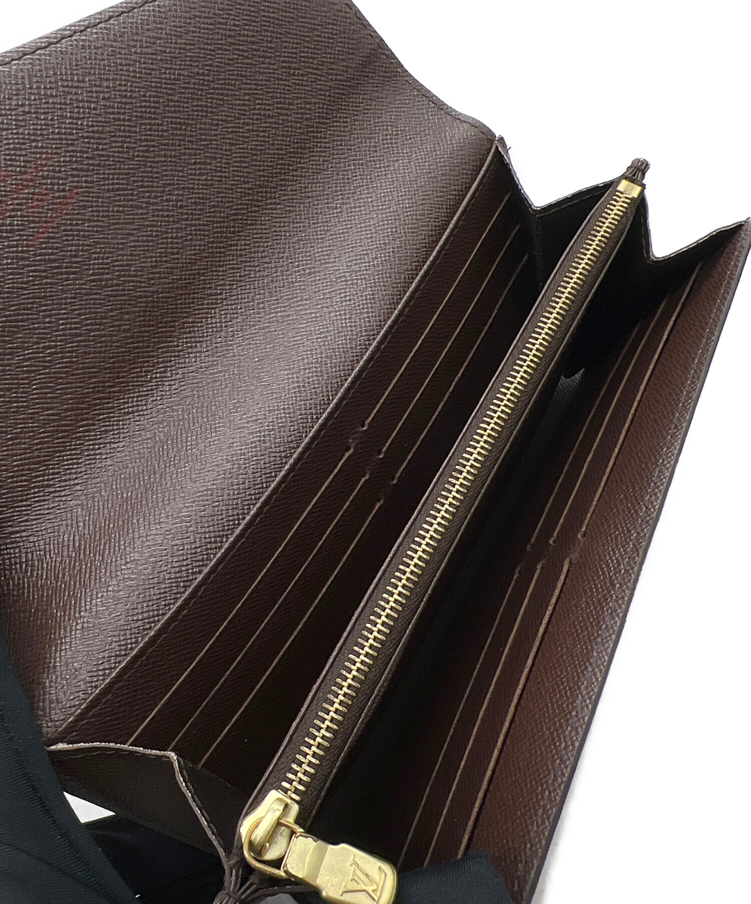 中古・古着通販】LOUIS VUITTON (ルイ ヴィトン) 2つ折り財布 ブラウン