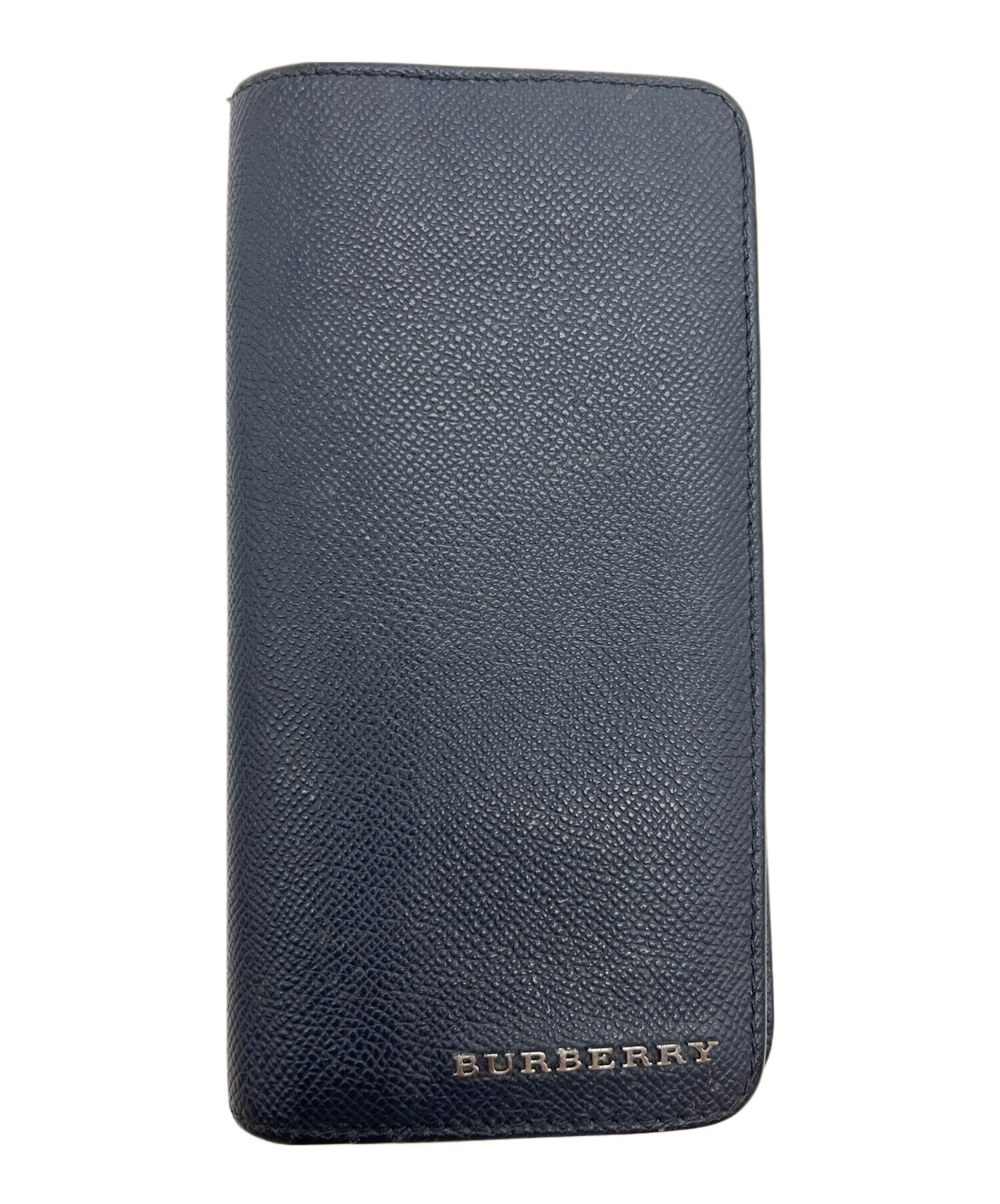 中古・古着通販】BURBERRY (バーバリー) 2つ折り財布 ブラック