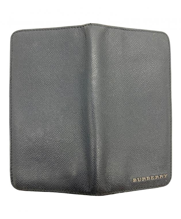 中古・古着通販】BURBERRY (バーバリー) 2つ折り財布 ブラック