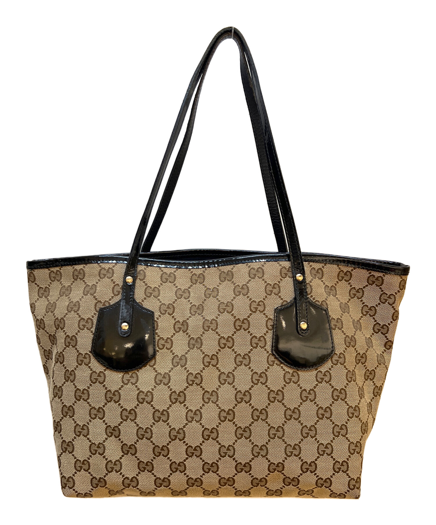 【大幅値下げ!】Gucci トートバッグ グ ロゴ柄　ヴィンテージ廃盤　男女兼用 中古・古着通販】GUCCI (グッチ) トートバッグ ベージュ｜ブランド