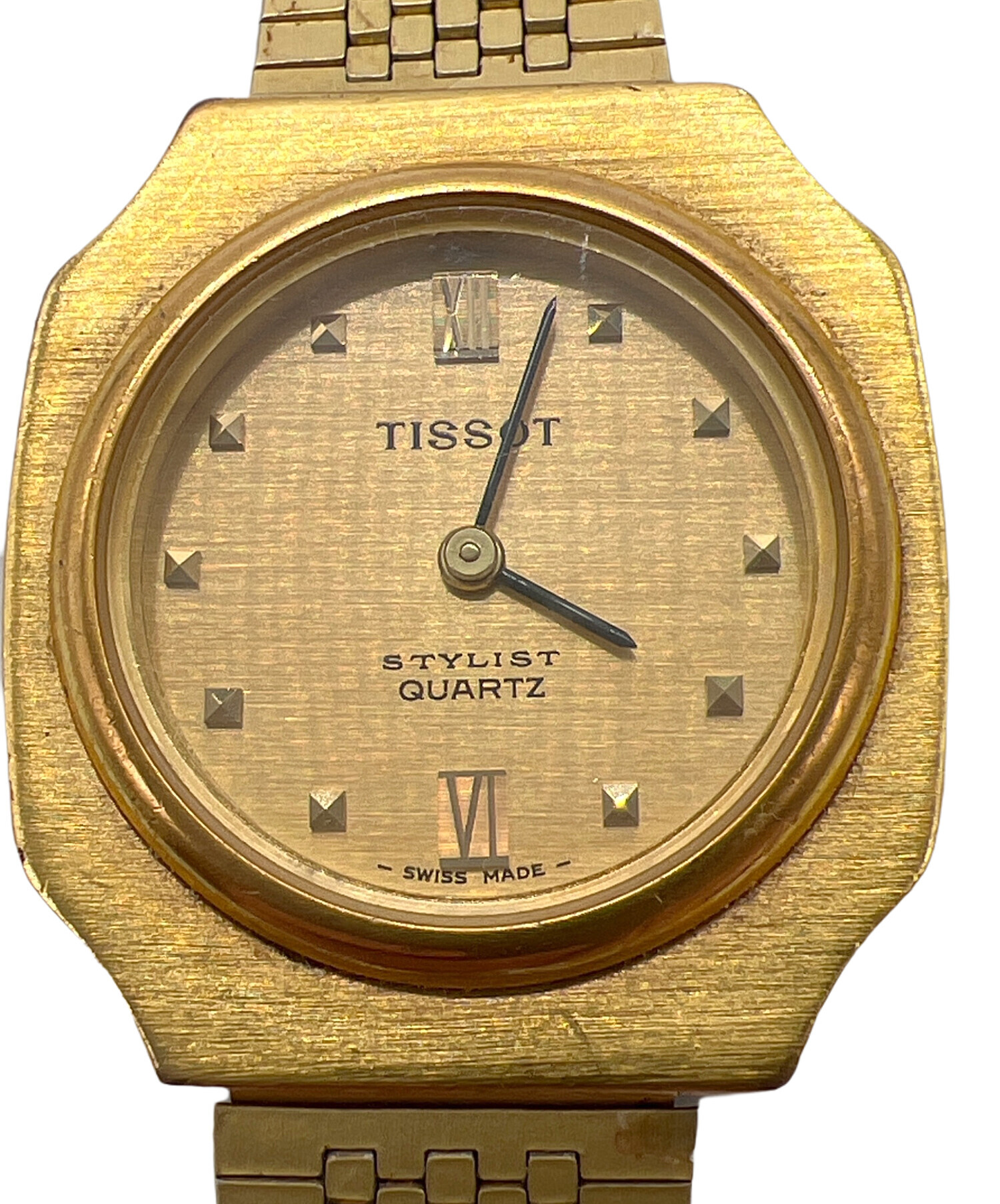 ホ*》様 稼働品TISSOTティソレディース腕時計ゴールド ヴィンテージSwis 中古・古着通販】TISSOT (ティソ) 腕時計 ゴールド｜ブランド・古着