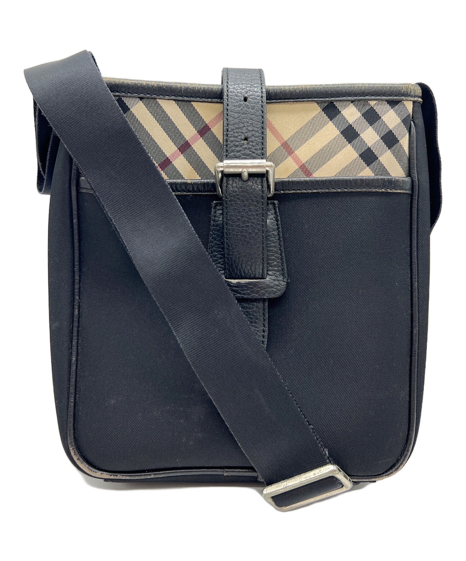 中古・古着通販】BURBERRY (バーバリー) ショルダーバッグ ブラック