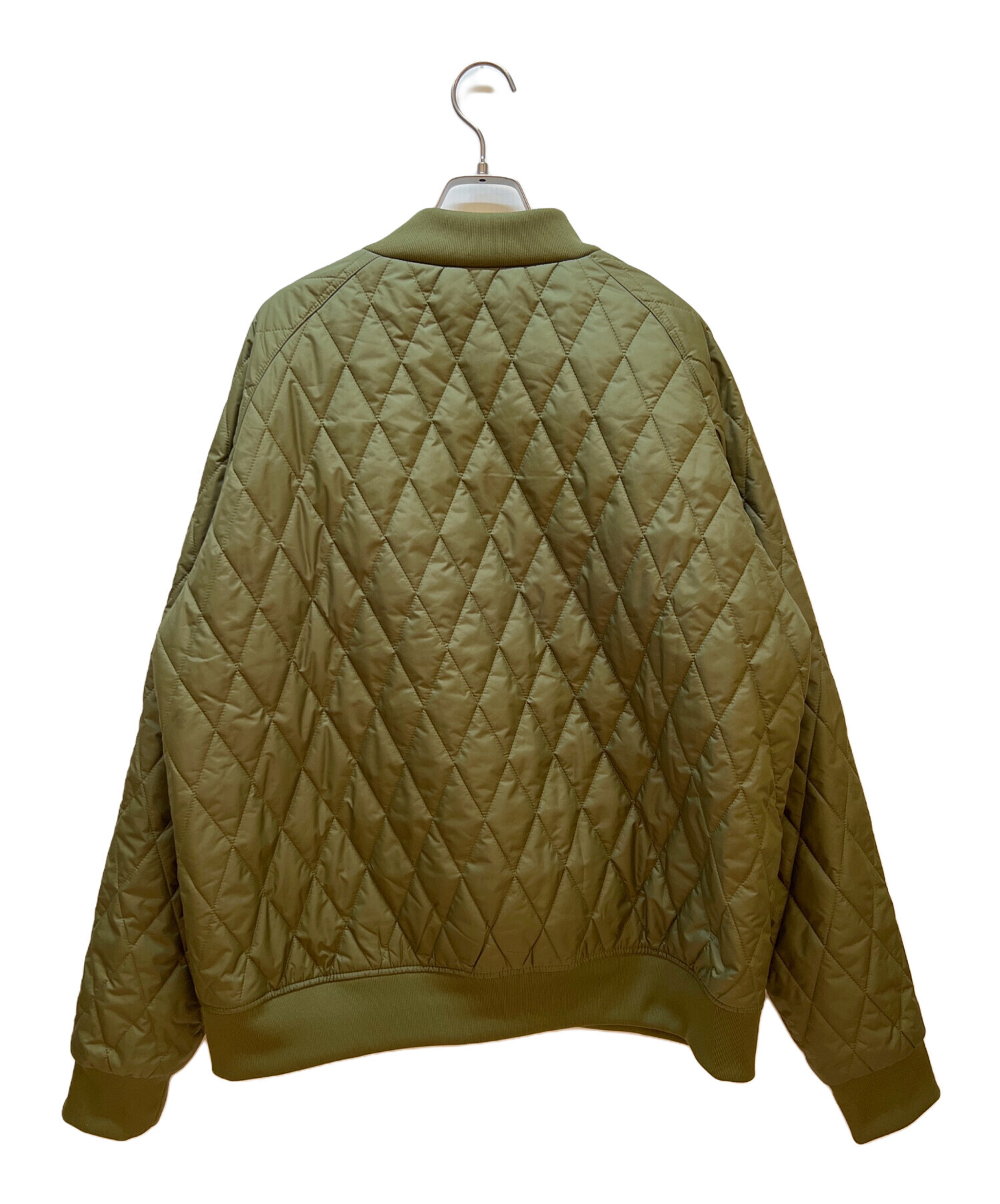adidas オリーブグリーン キルティングジャケット ASIA S 中古・古着通販】adidas (アディダス) キルティングジャケット