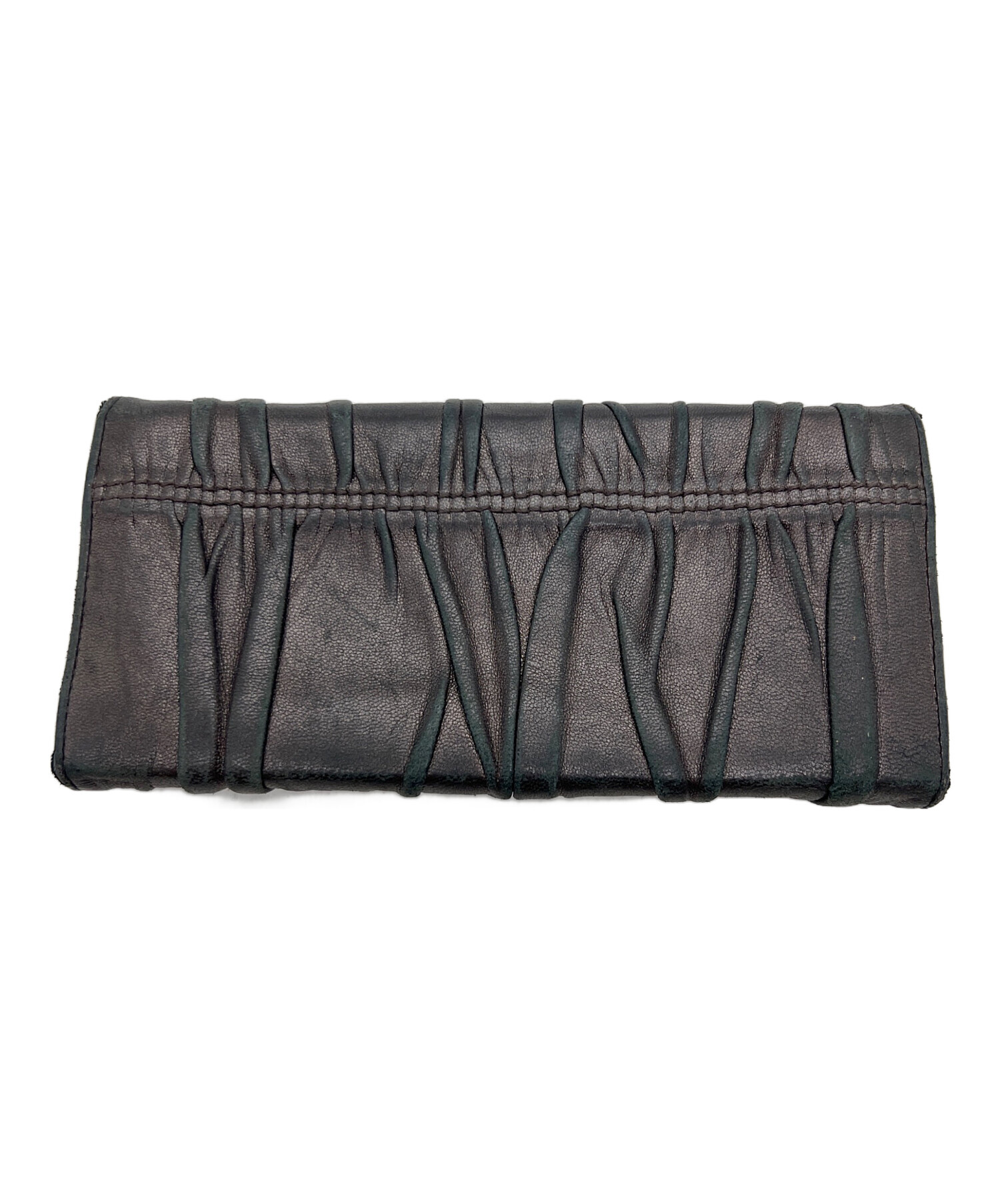 中古・古着通販】PRADA (プラダ) 長財布 ブラウン｜ブランド・古着通販