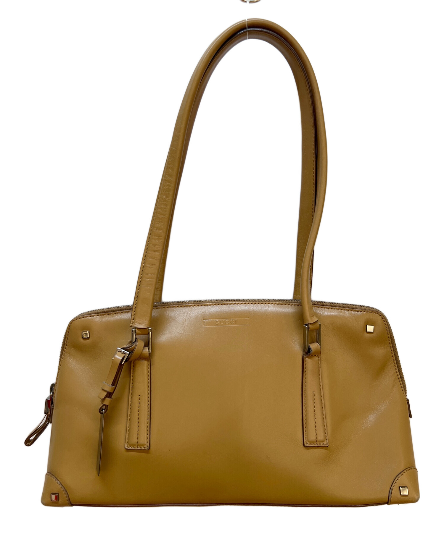 中古・古着通販】GUCCI (グッチ) ハンドバッグ ベージュ｜ブランド 