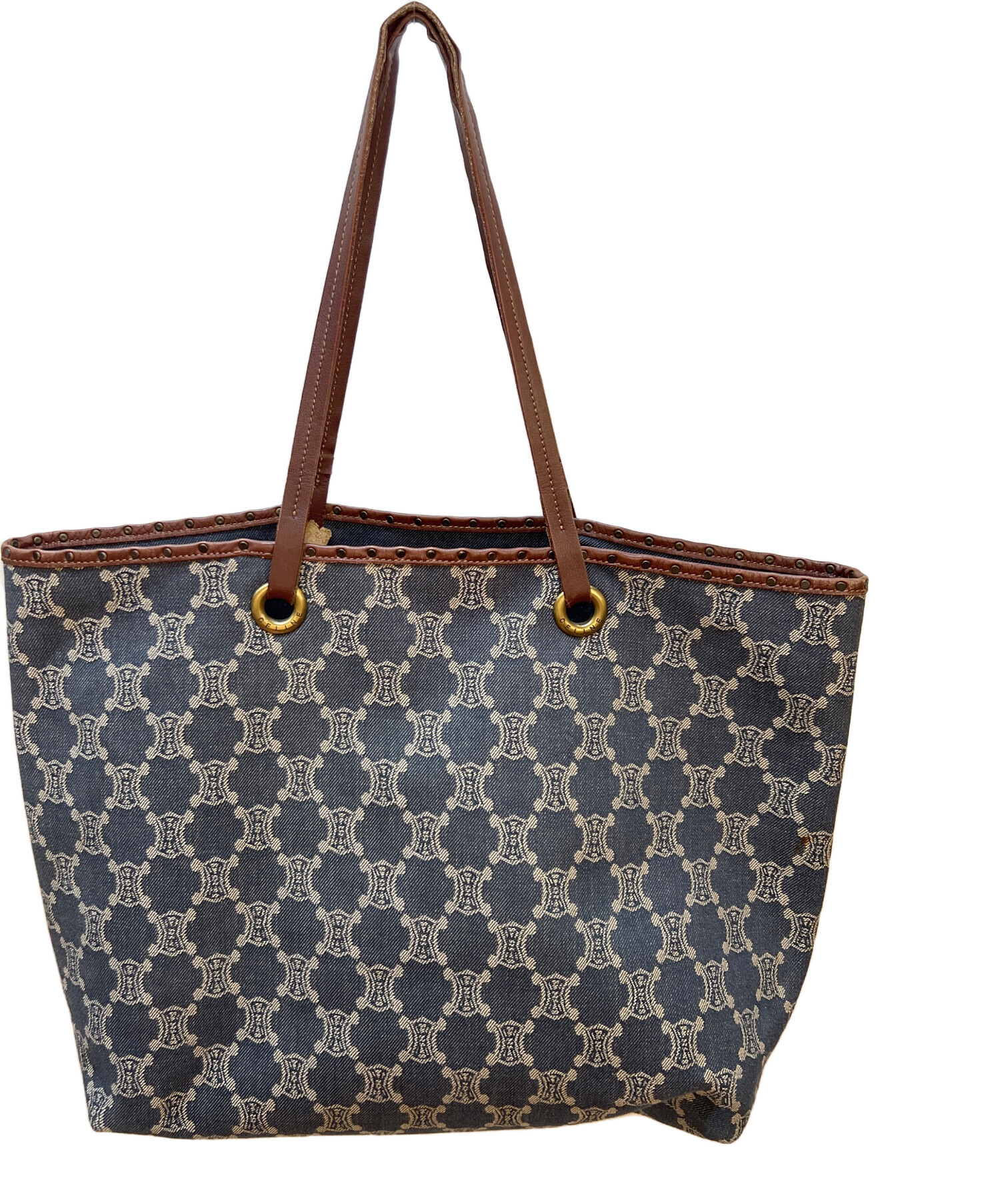 中古・古着通販】CELINE (セリーヌ) デニムトートバッグ/マカダム