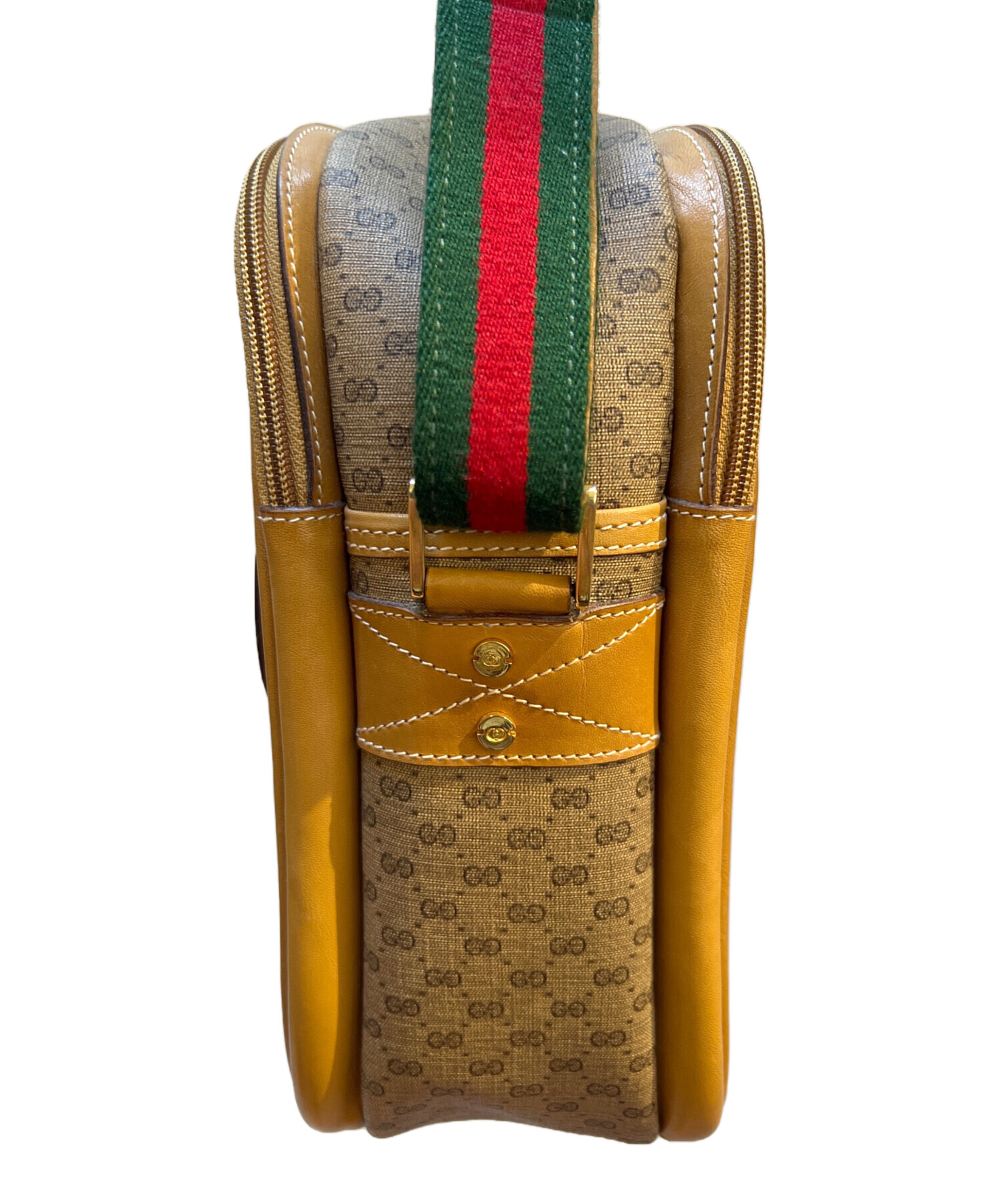 GUCCI グッチ ショルダーバッグ  ベージュ 【古着】【中古】【送料無料】 中古・古着通販】GUCCI (グッチ) ショルダーバッグ ベージュ｜ブランド