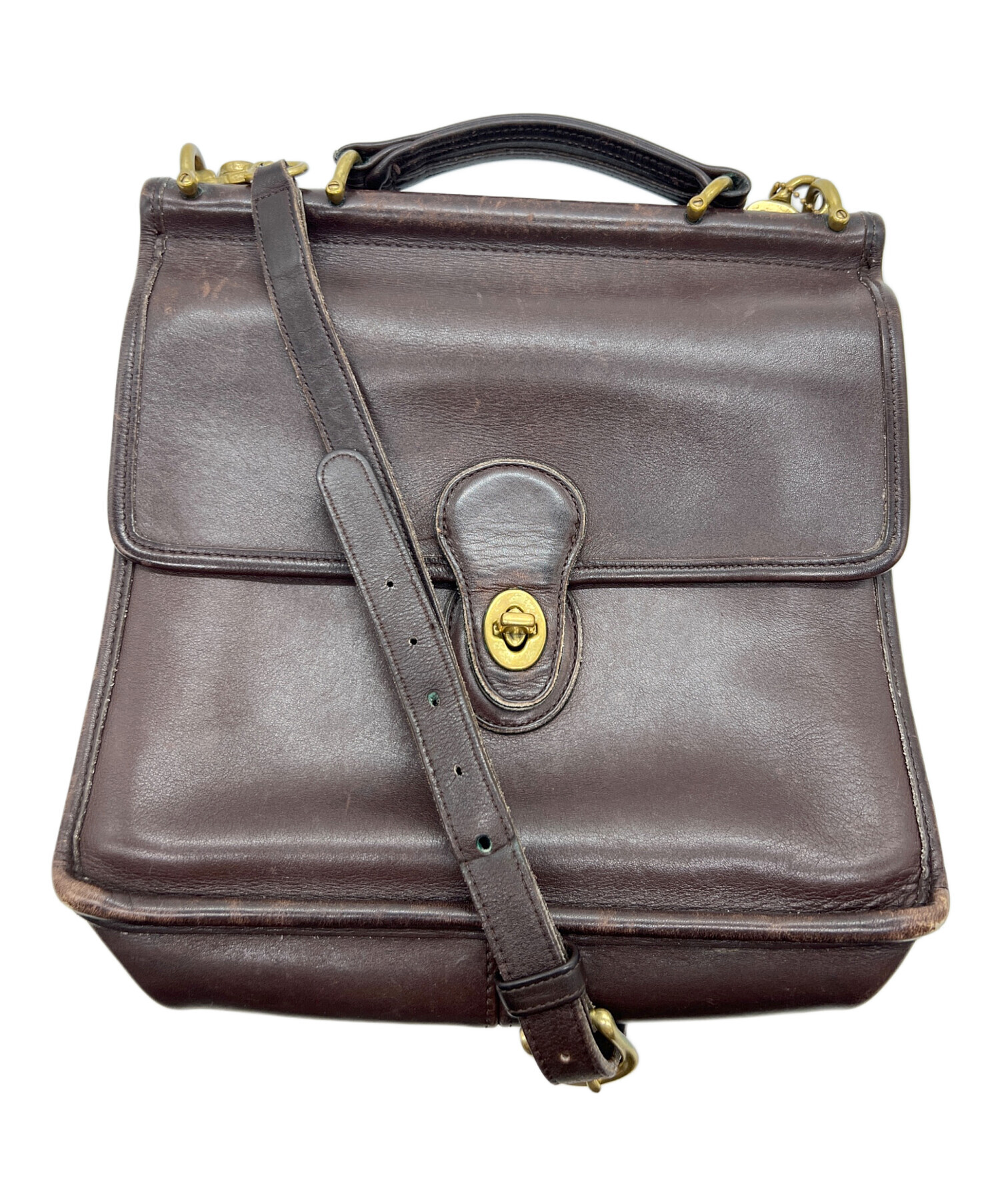 中古・古着通販】COACH (コーチ) ショルダーバッグ ブラウン｜ブランド
