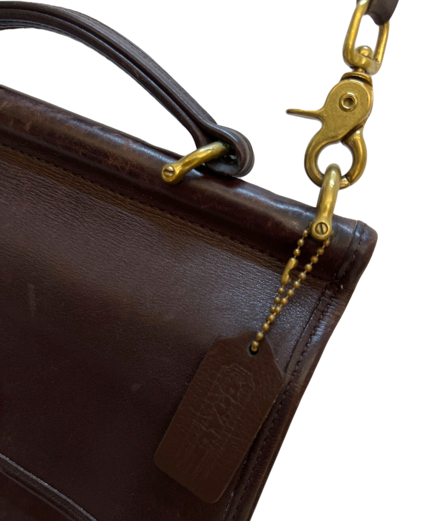 中古・古着通販】COACH (コーチ) ショルダーバッグ ブラウン｜ブランド
