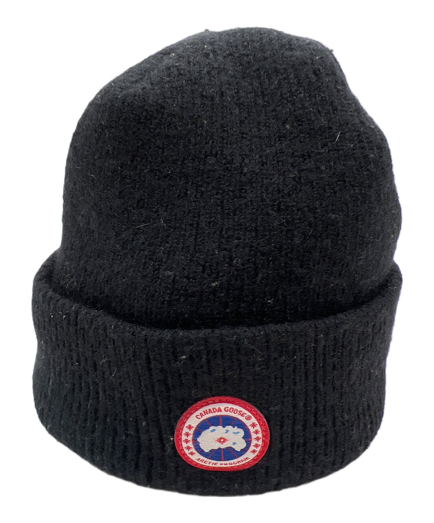 タグ付き新品未使用　カナダグース　ニット帽　帽子 中古・古着通販】CANADA GOOSE (カナダグース) ニット帽 ブラック
