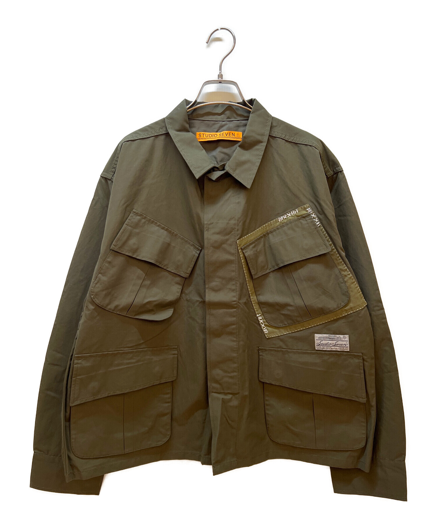 中古・古着通販】studio seven (スタジオセブン) ジャケット カーキ