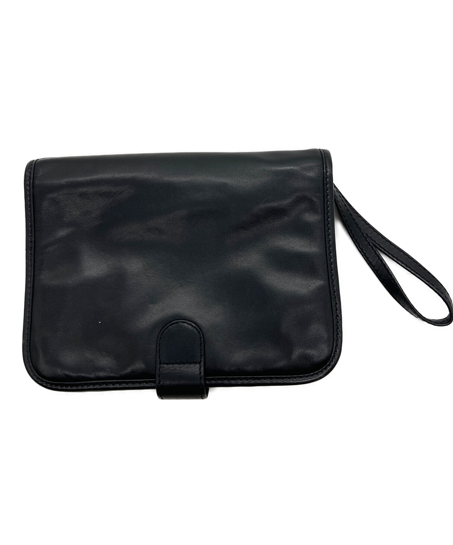 未使用　LOEWE オールド　ロエベ　アナグラム　ポーチ　クラッチ　バッグ　黒 中古・古着通販】LOEWE (ロエベ) クラッチバッグ/アナグラム ブラック