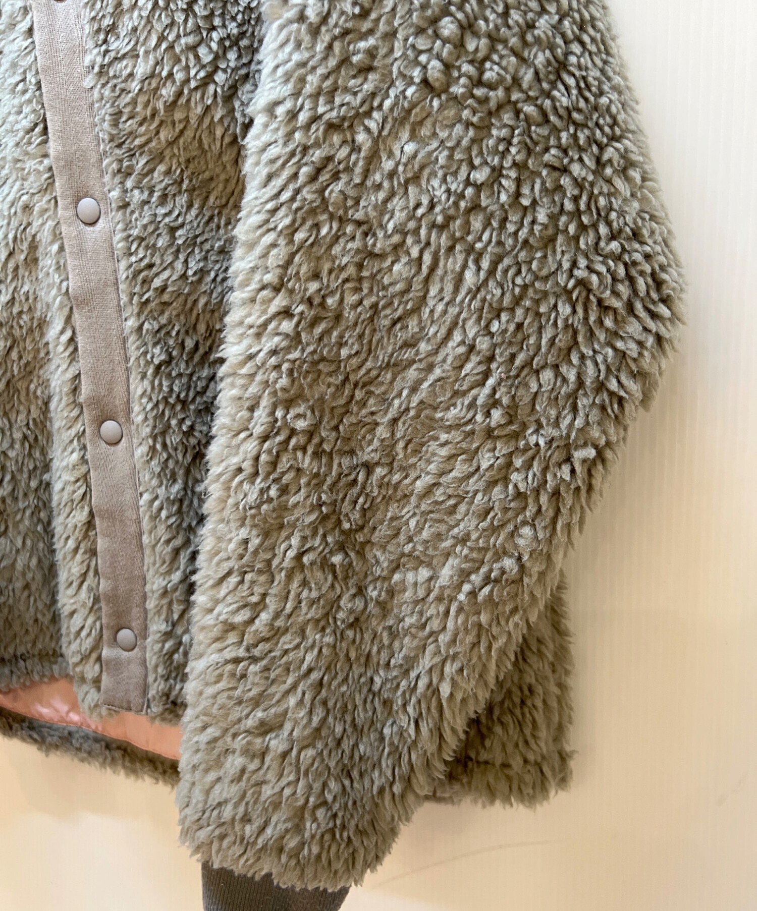 Patagonia グレー ジャケット ボア裏地付き 中古・古着通販】Patagonia (パタゴニア) ボアジャケット ライトグレー
