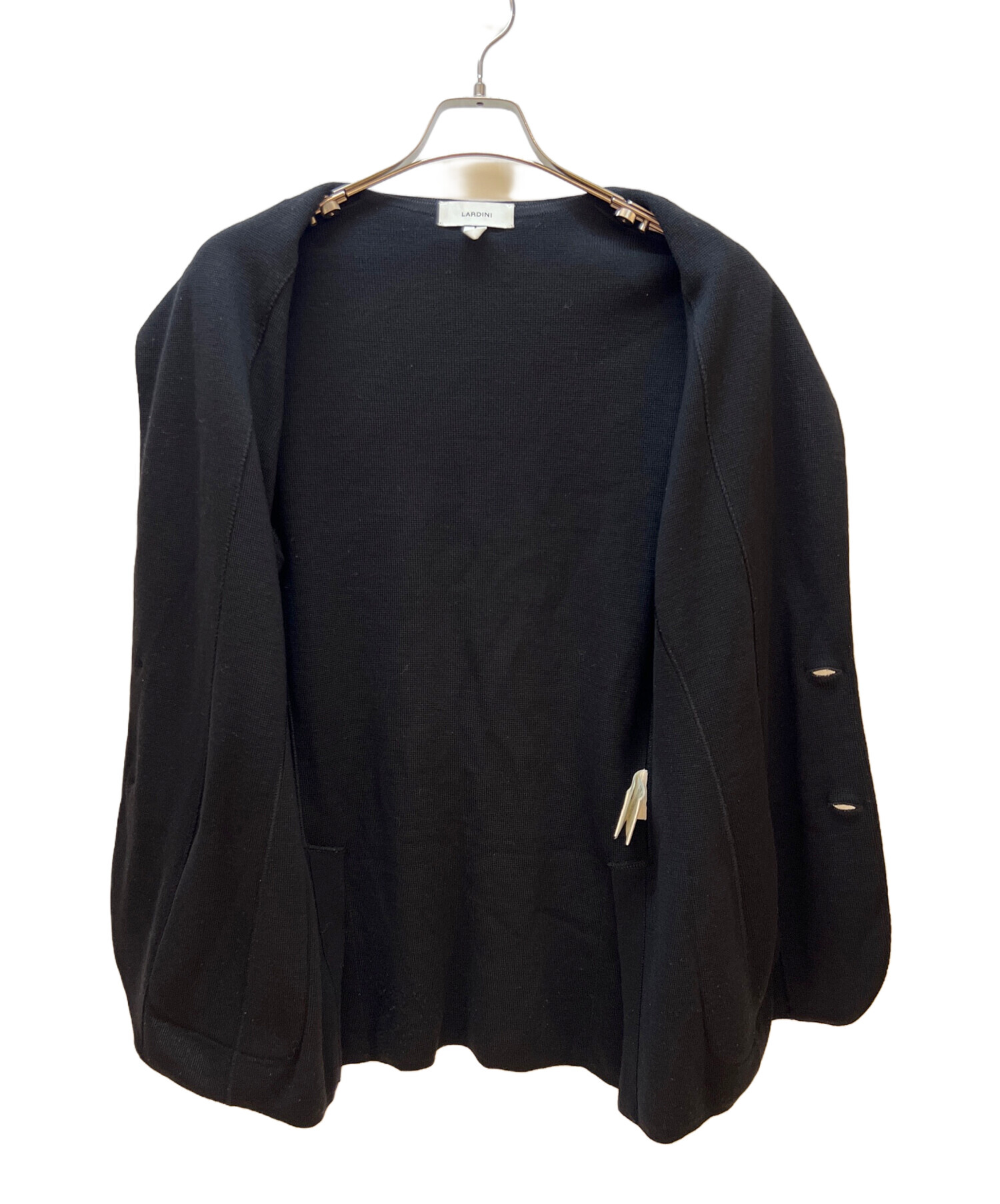 中古・古着通販】LARDINI (ラルディーニ) ニットジャケット ブラック