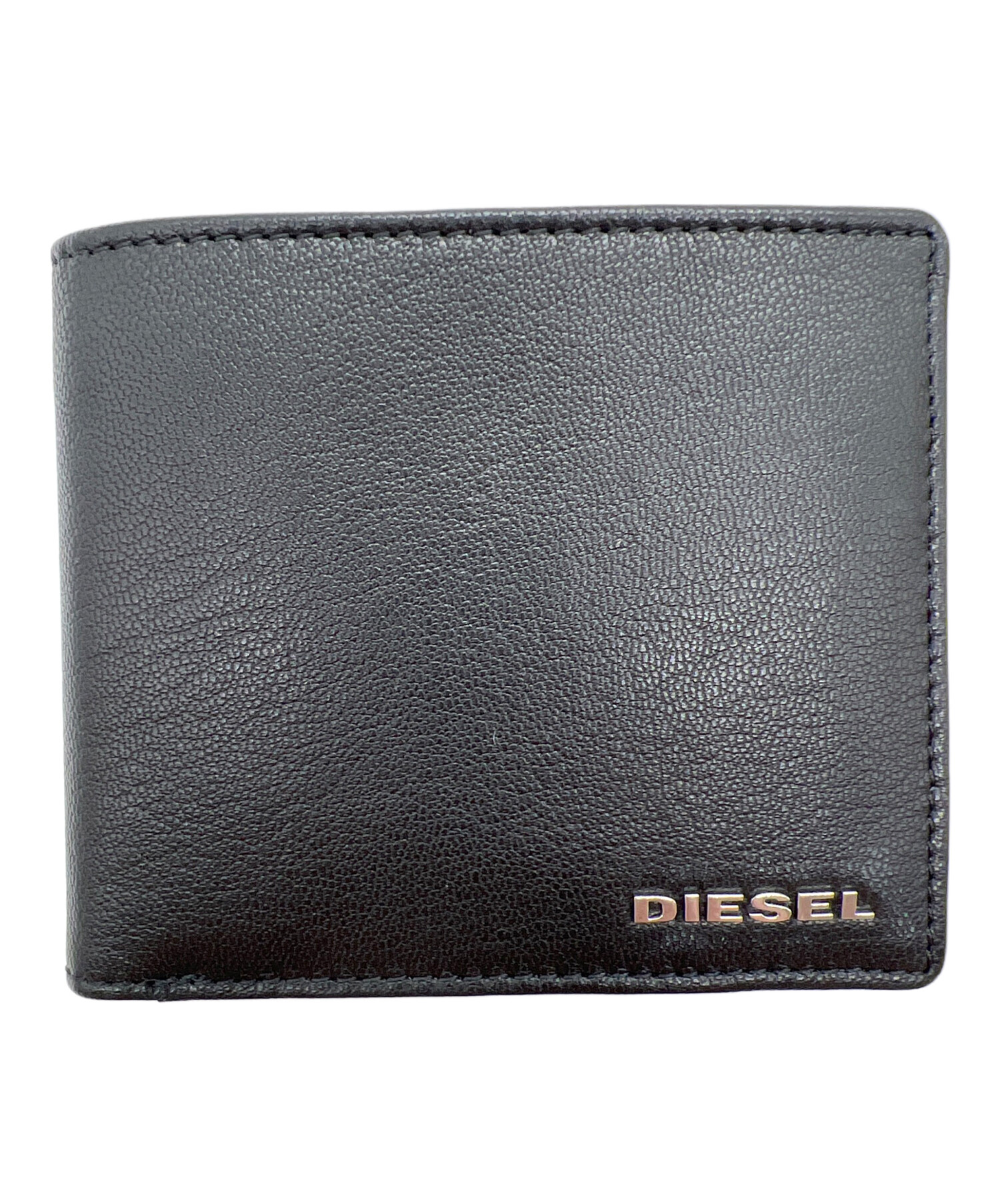中古・古着通販】DIESEL (ディーゼル) 2つ折り財布 ブラック×オレンジ