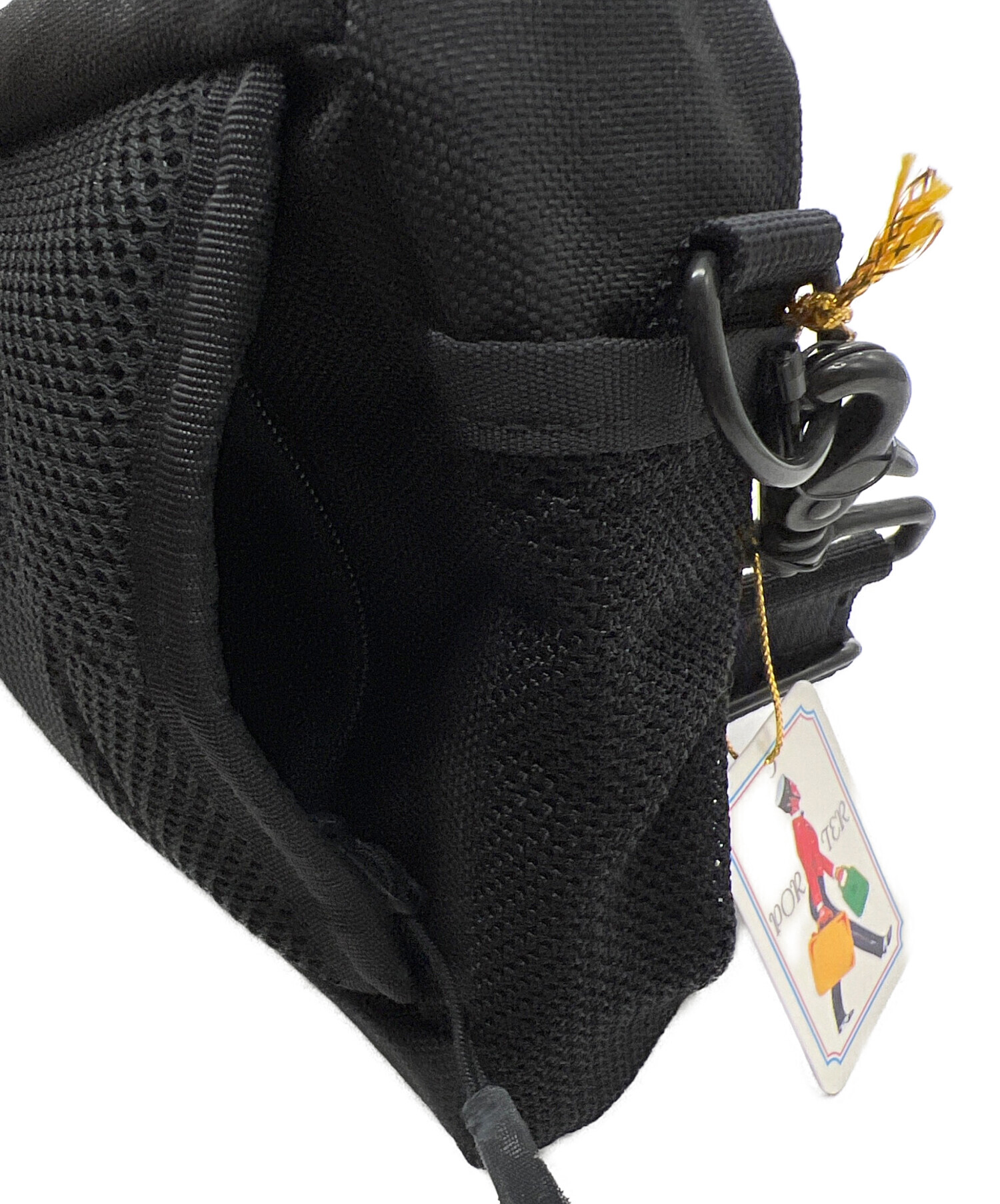 中古・古着通販】PORTER (ポーター) ショルダーバッグ ブラック 未使用