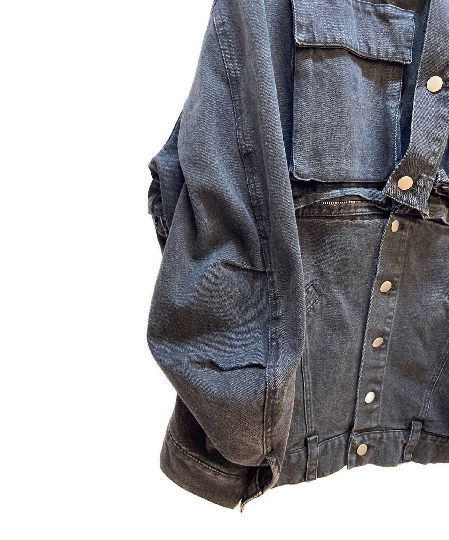 美品✨クヌースマーフ manyway denim jacket cardigan 中古・古着通販】Knuth Marf (クヌースマーフ) many way denim jacket