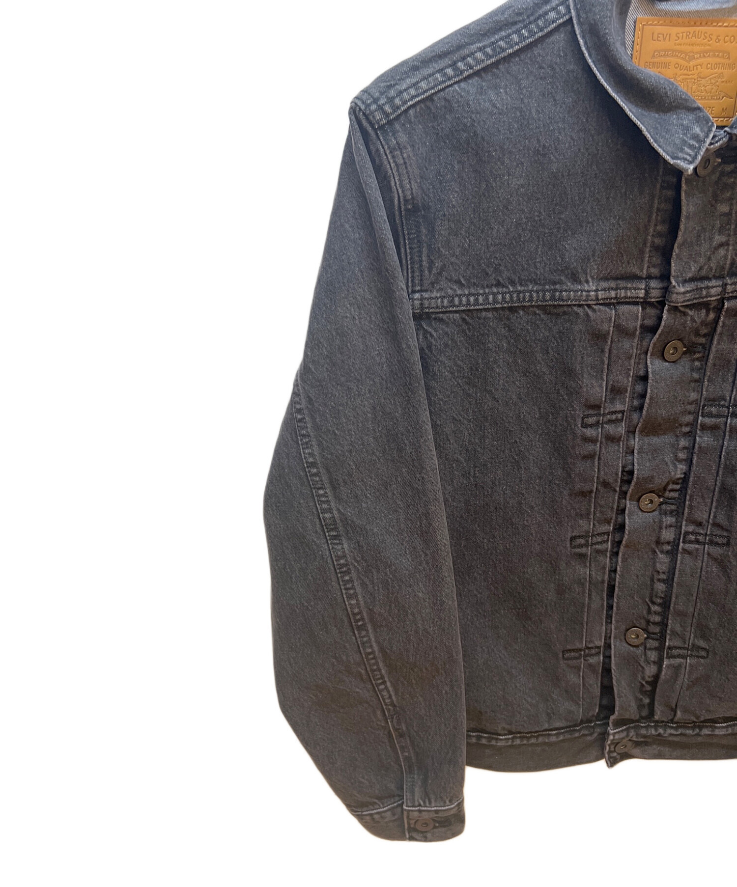 中古・古着通販】LEVI'S (リーバイス) デニムジャケット グレー サイズ