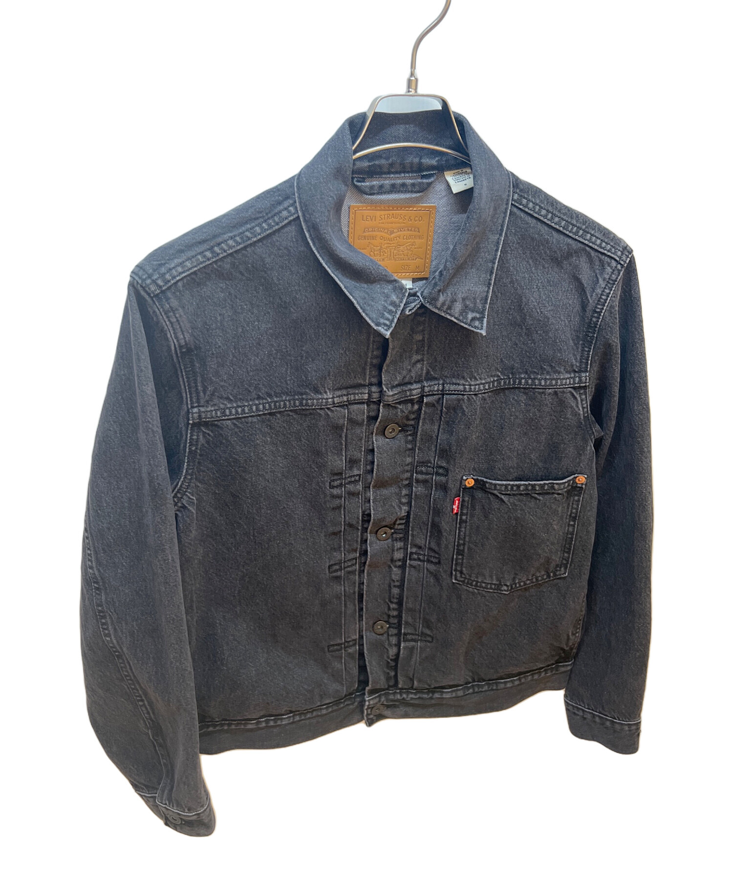 中古・古着通販】LEVI'S (リーバイス) デニムジャケット グレー サイズ